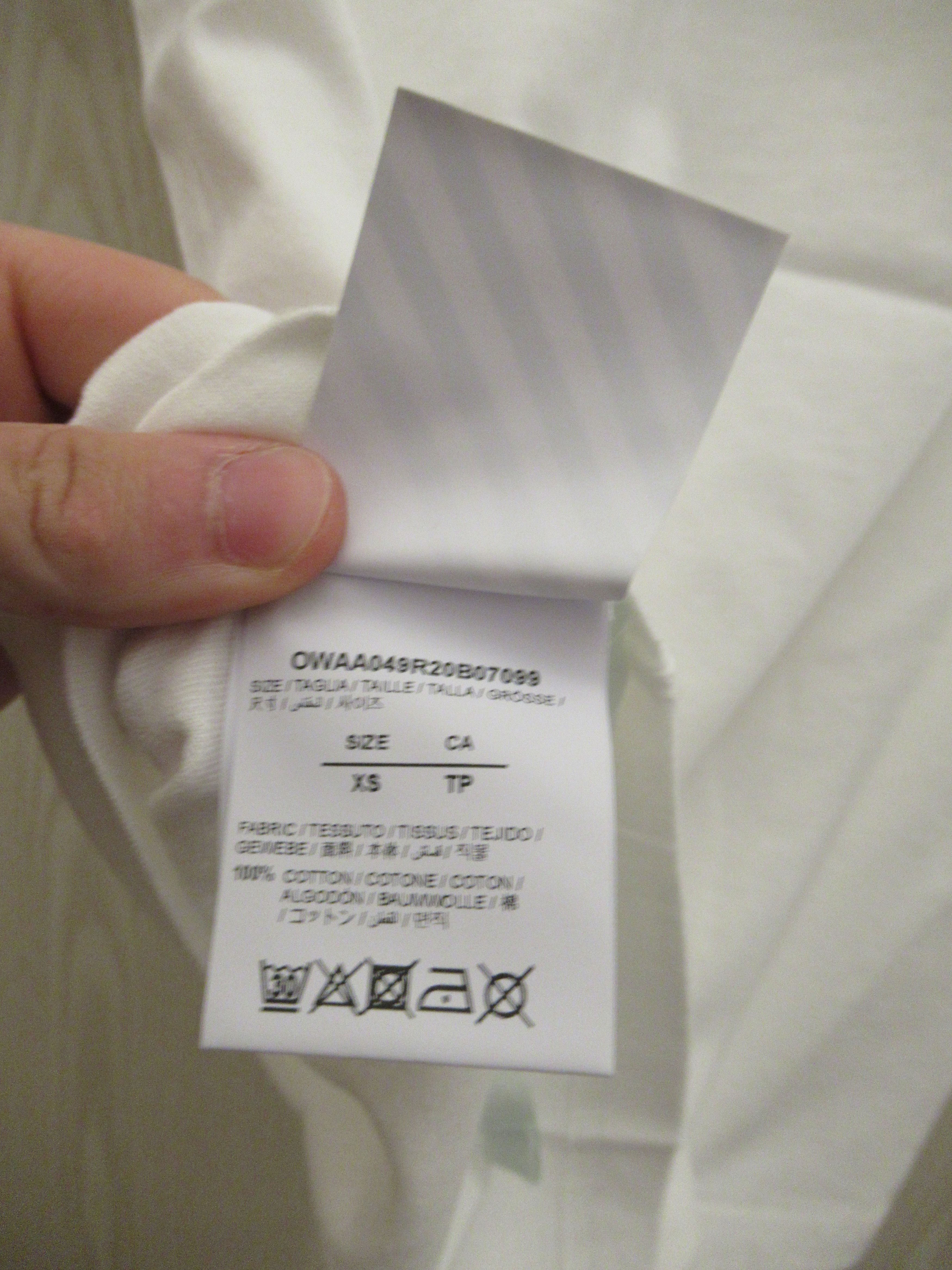 Off-White Off White Logo Tee XS White Virgil Size XS / US 0-2 / IT 36-38 - 5 Thumbnail