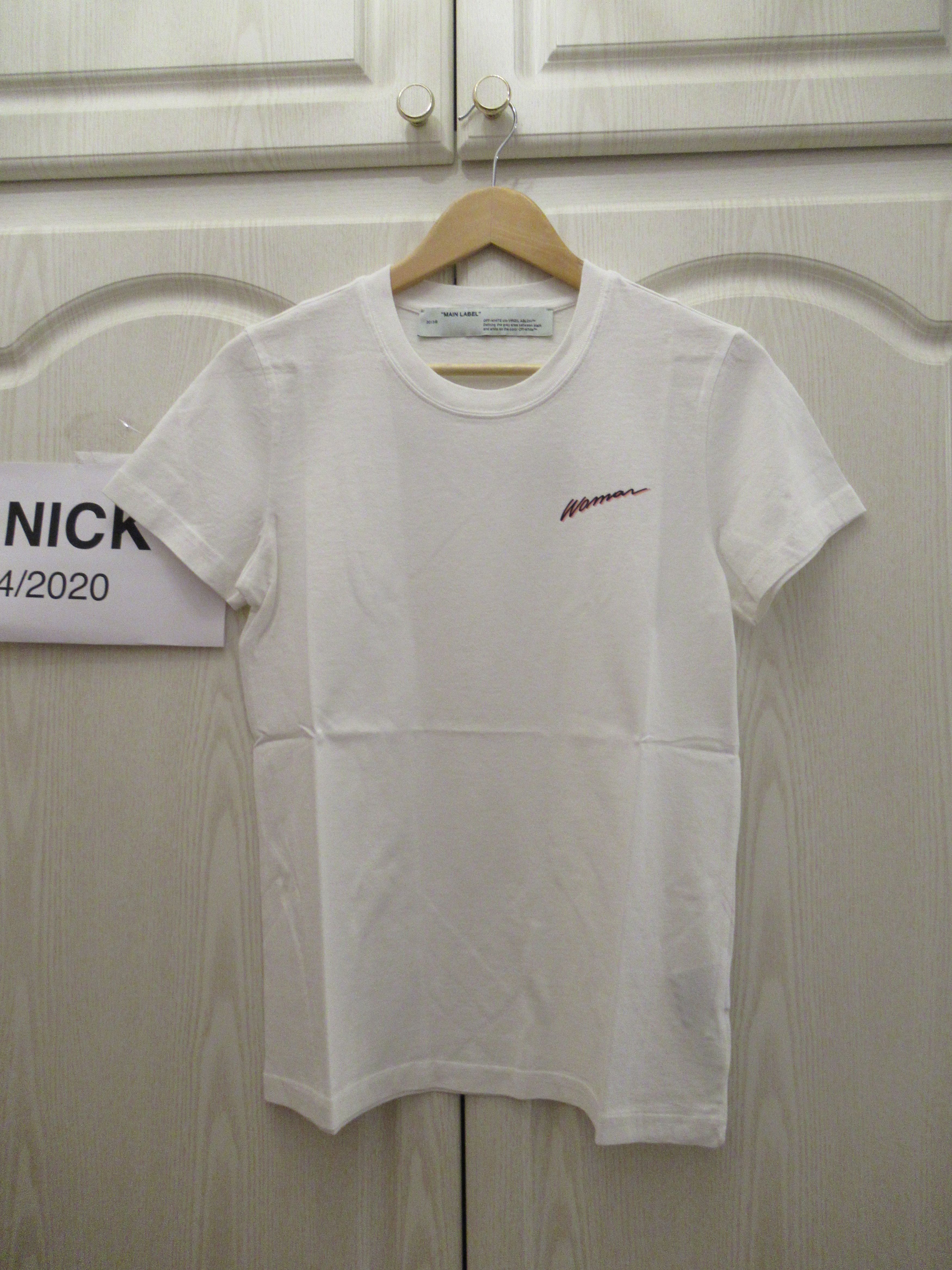 Off-White Off White Logo Tee XS White Virgil Size XS / US 0-2 / IT 36-38 - 2 Thumbnail