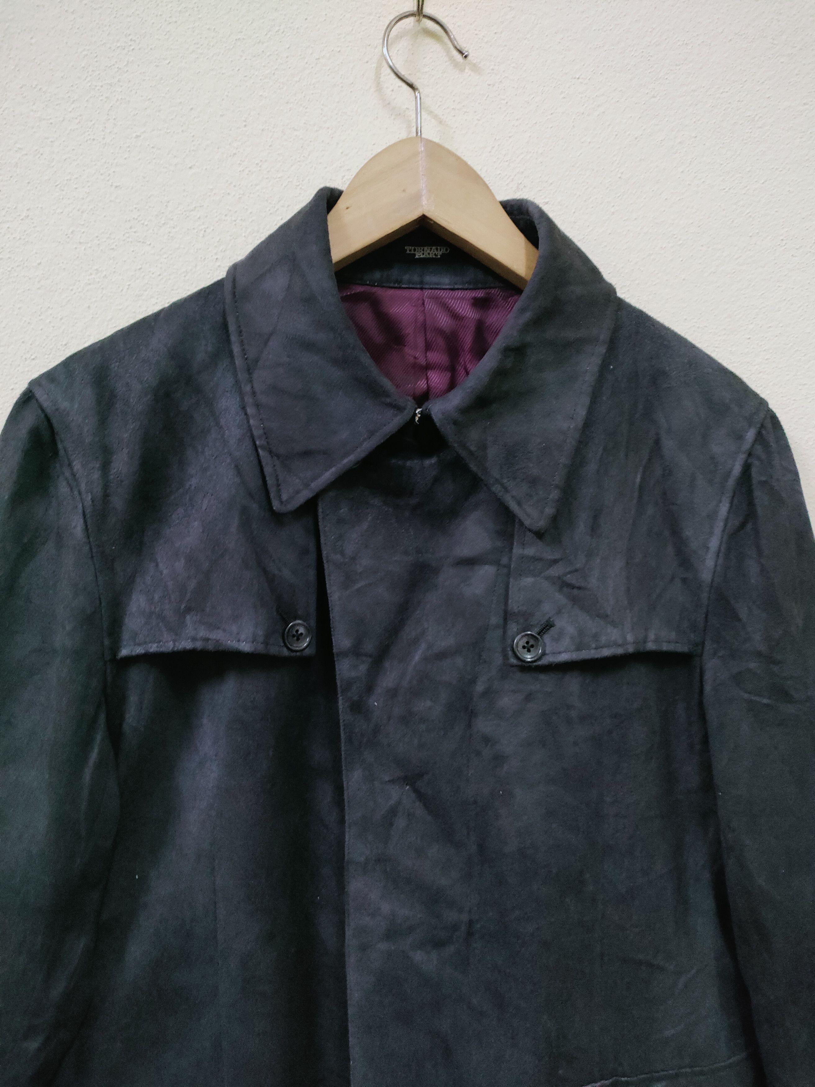 Japanese Brand × Tornado Mart Tornado Mart Velvet Trench Coat Size US L / EU 52-54 / 3 - 11 Thumbnail