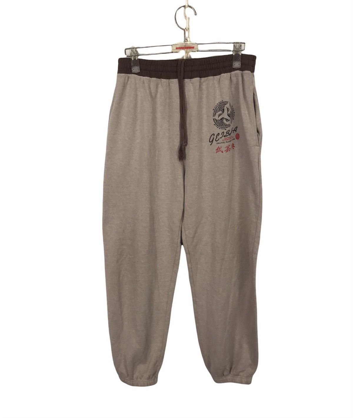 Japanese Brand Vintage geisha printed joggerpant Size US 32 / EU 48 - 2 Thumbnail