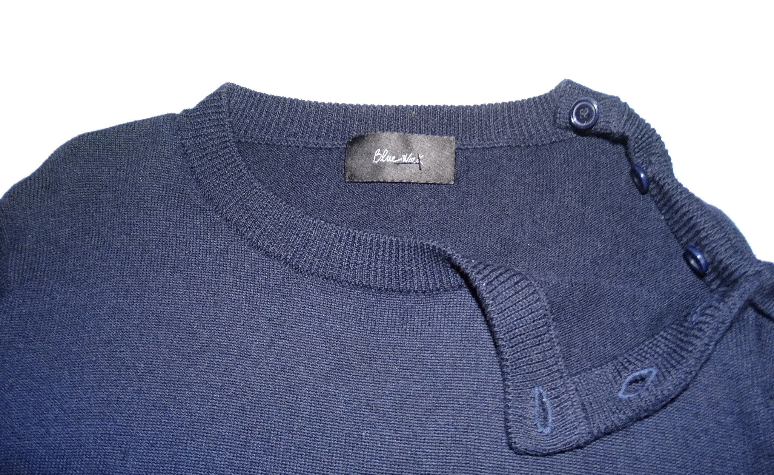 Japanese Brand × Tomorrowland N49 Tomorrowland sweater 100% wool bicolor buttons shoulder Size US M / EU 48-50 / 2 - 9 Thumbnail
