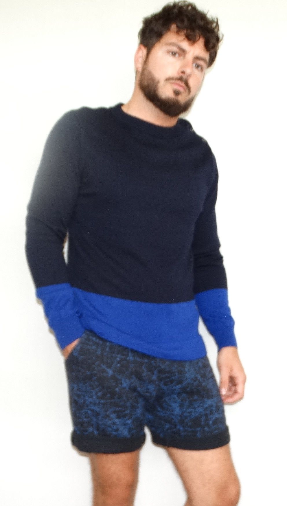 Japanese Brand × Tomorrowland N49 Tomorrowland sweater 100% wool bicolor buttons shoulder Size US M / EU 48-50 / 2 - 8 Thumbnail