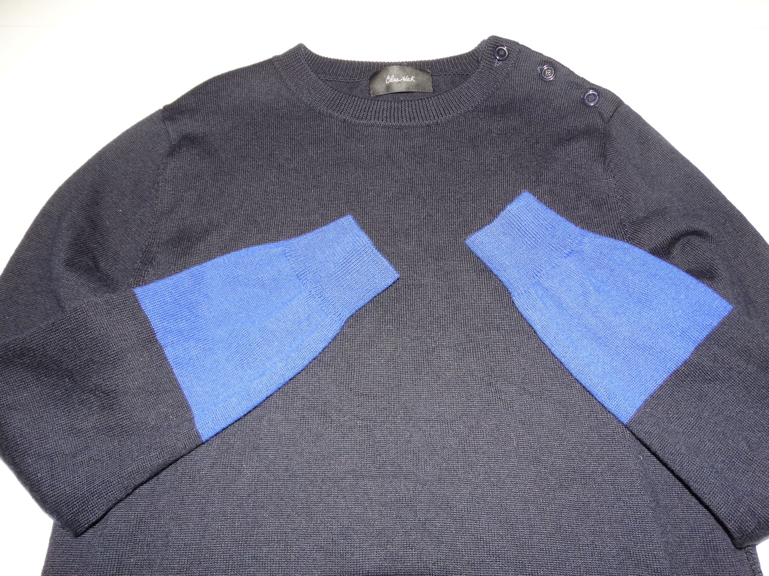 Japanese Brand × Tomorrowland N49 Tomorrowland sweater 100% wool bicolor buttons shoulder Size US M / EU 48-50 / 2 - 7 Thumbnail