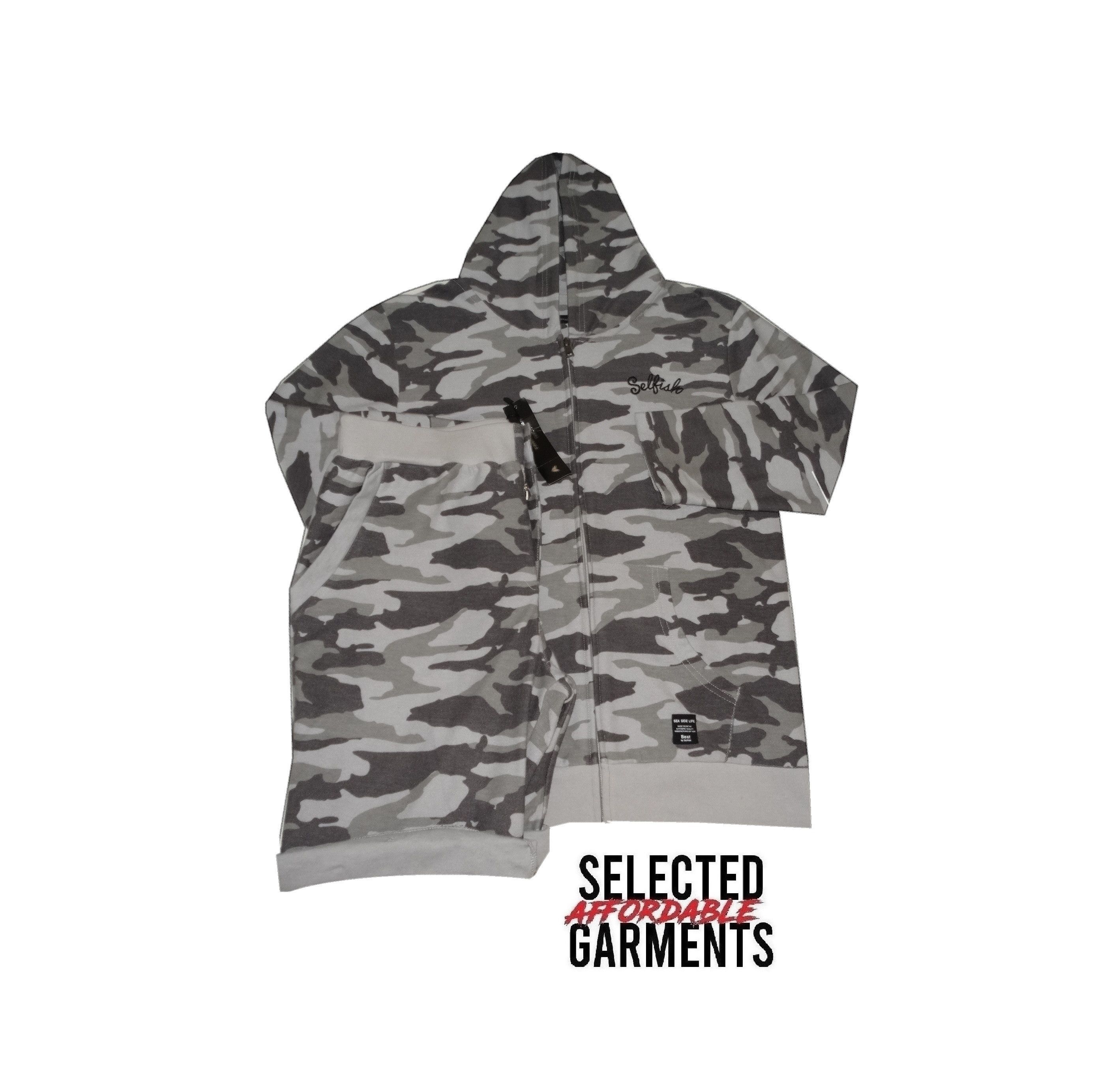 Japanese Brand F15 set short + hoodie zip jacket Camouflage M NEW Size US 32 / EU 48 - 1 Thumbnail