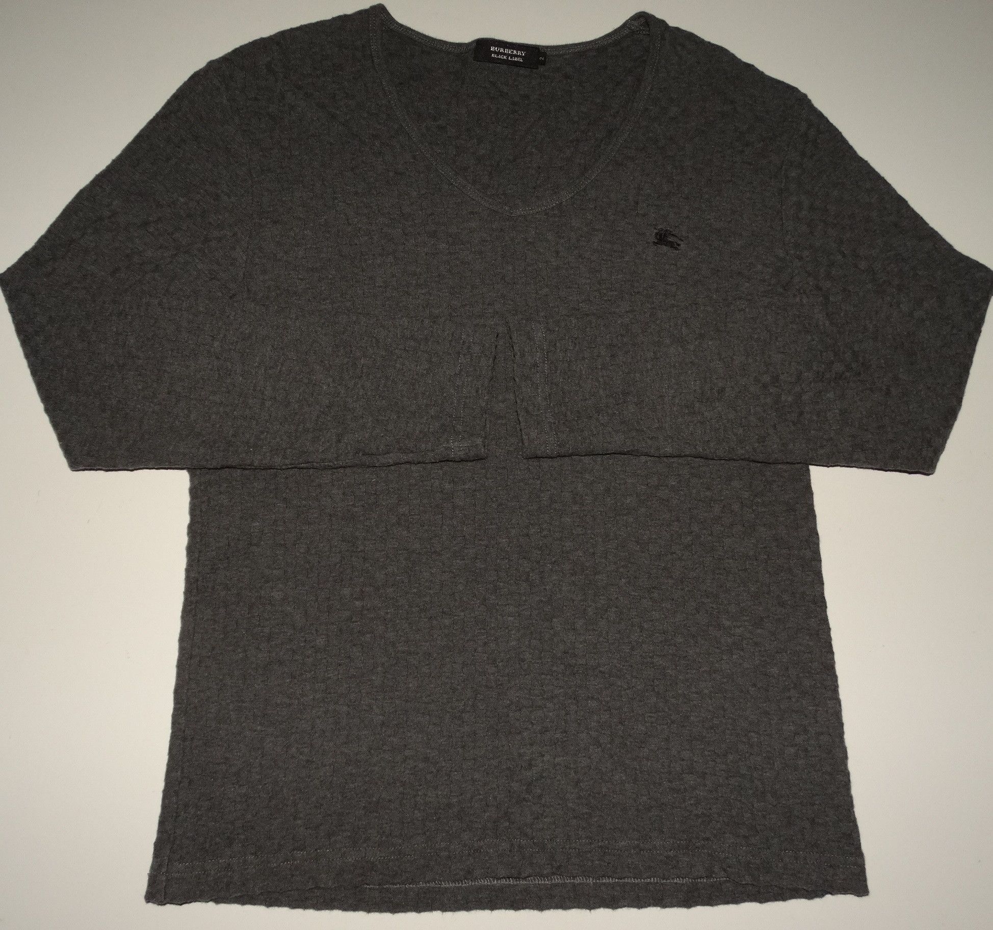 Burberry × Burberry Prorsum J36 Burberry longsleeves logo tee damier squares S/M Size US M / EU 48-50 / 2 - 4 Thumbnail