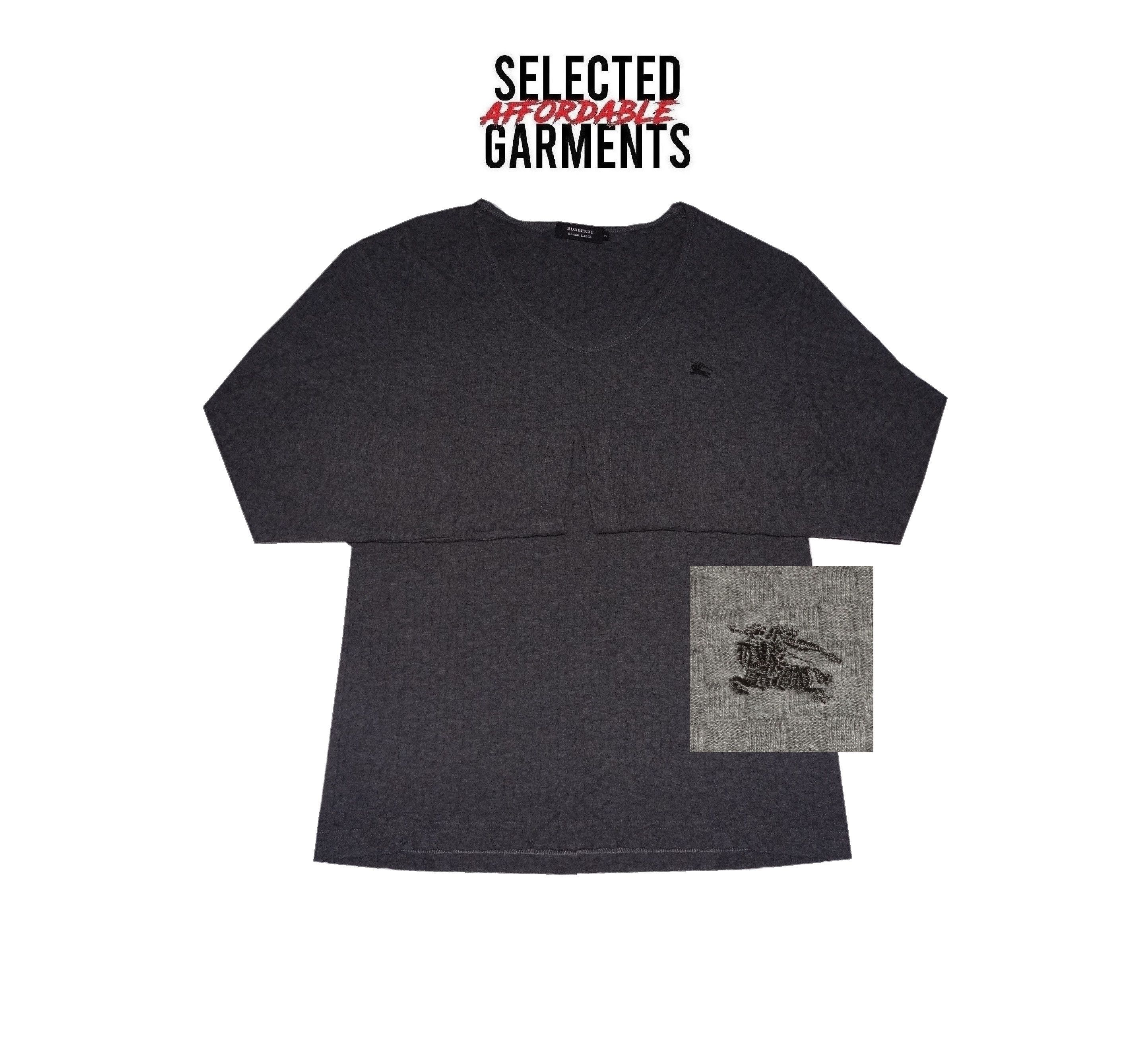 Burberry × Burberry Prorsum J36 Burberry longsleeves logo tee damier squares S/M Size US M / EU 48-50 / 2 - 1 Thumbnail