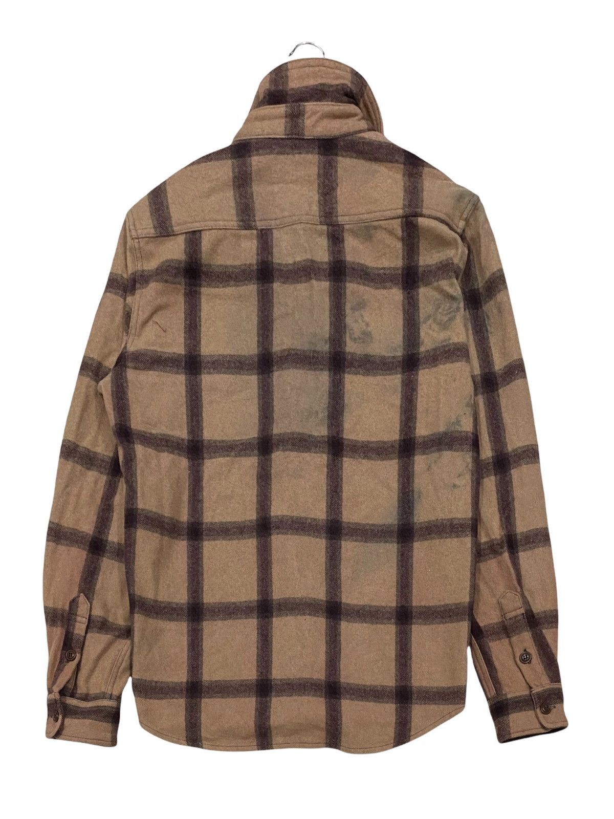 Flannel × Japanese Brand VINTAGE FLANNEL LEFLAH RAIN CUT WOOL FLEECE SHIRTS Size US M / EU 48-50 / 2 - 2 Thumbnail
