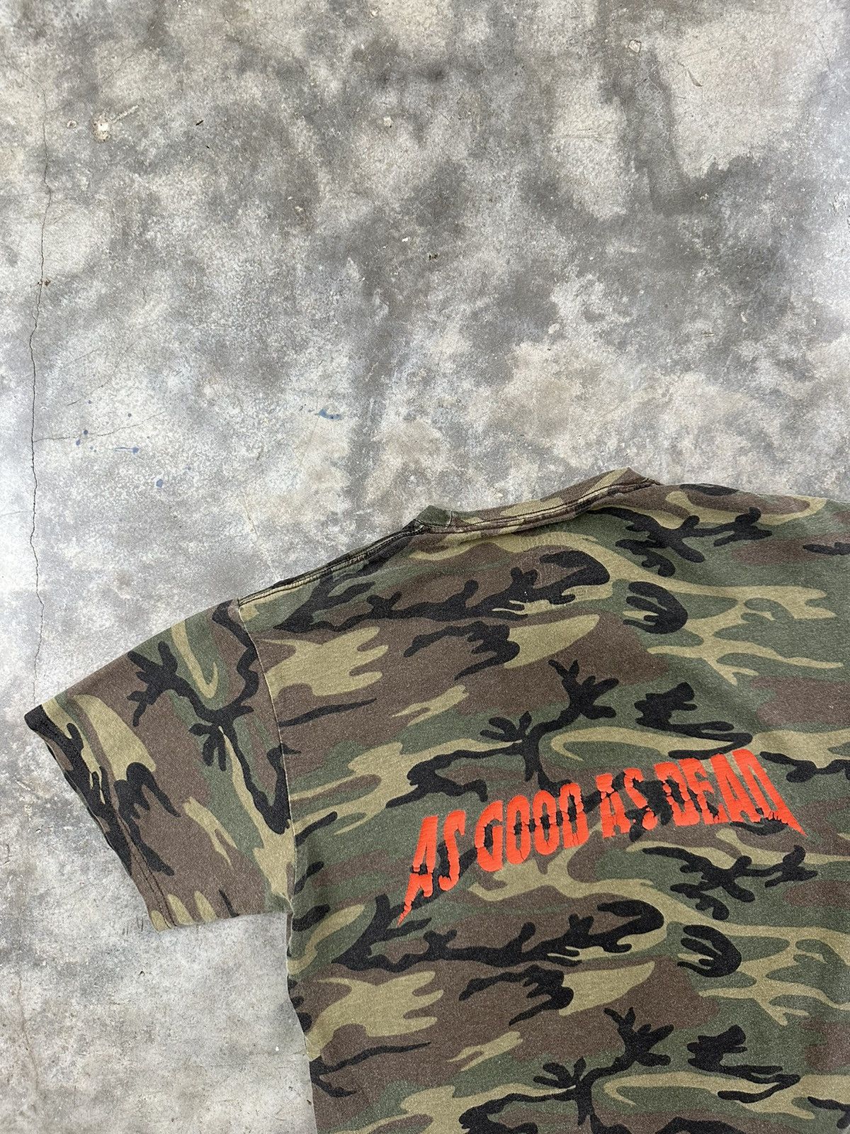 Other City Morgue Camo Logo As Good As Dead Tee Sz. Large Dog Size US L / EU 52-54 / 3 - 4 Thumbnail