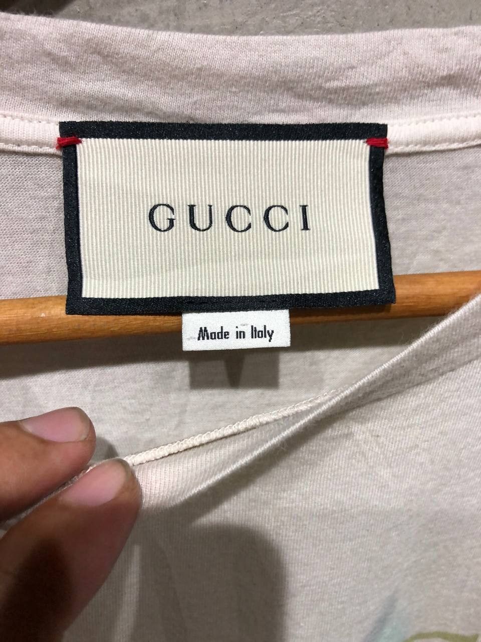 Gucci Gucci Logo Multicolored dyed tee Size US M / EU 48-50 / 2 - 6 Thumbnail