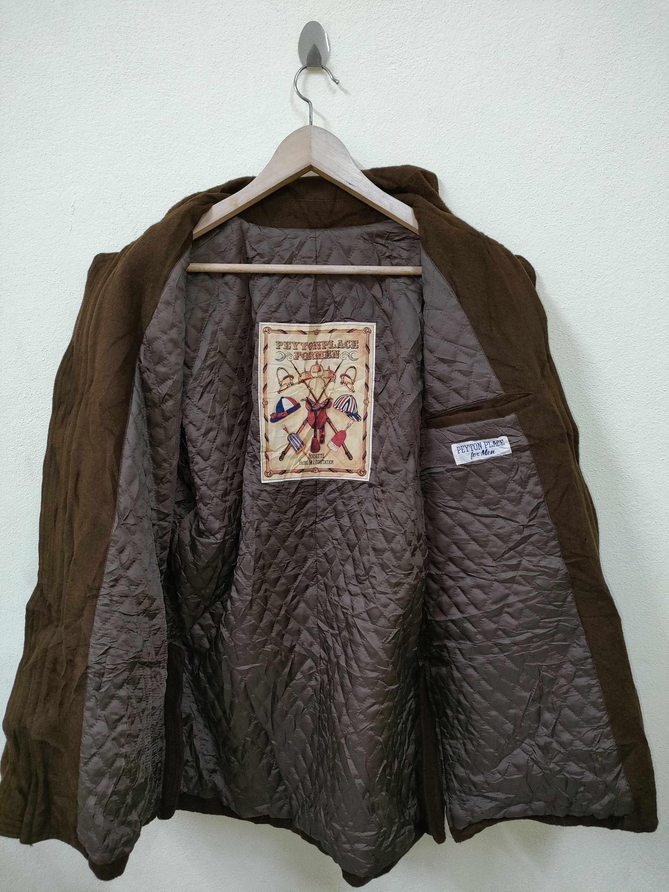 Japanese Brand Peyton Place Wool Jacket Size US L / EU 52-54 / 3 - 5 Thumbnail