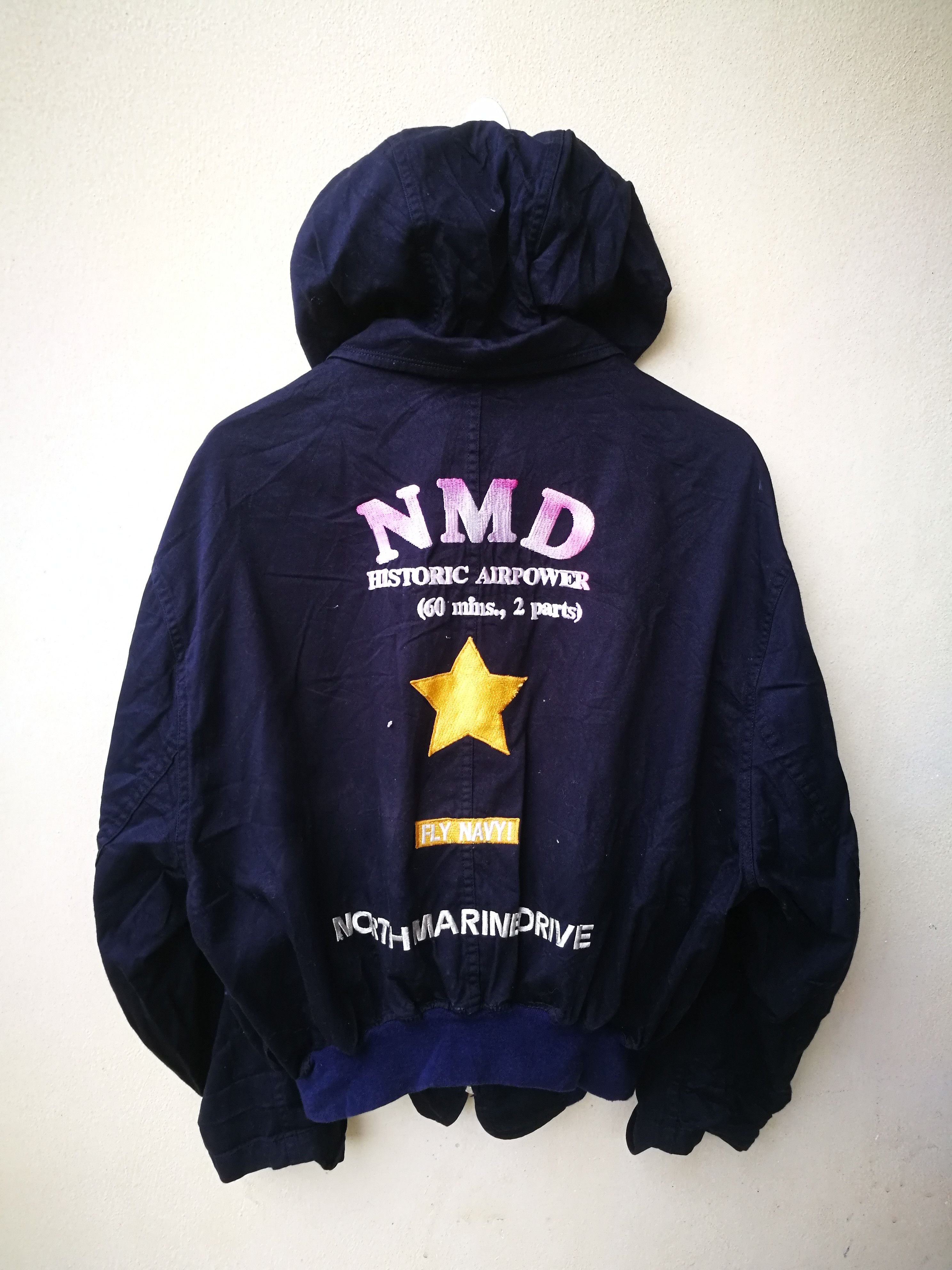 Japanese Brand × NAVYBOOT 🌟 FLY NAVY🌟NORT MARIN DRIVE Bomber Jacket Size US M / EU 48-50 / 2 - 1 Thumbnail