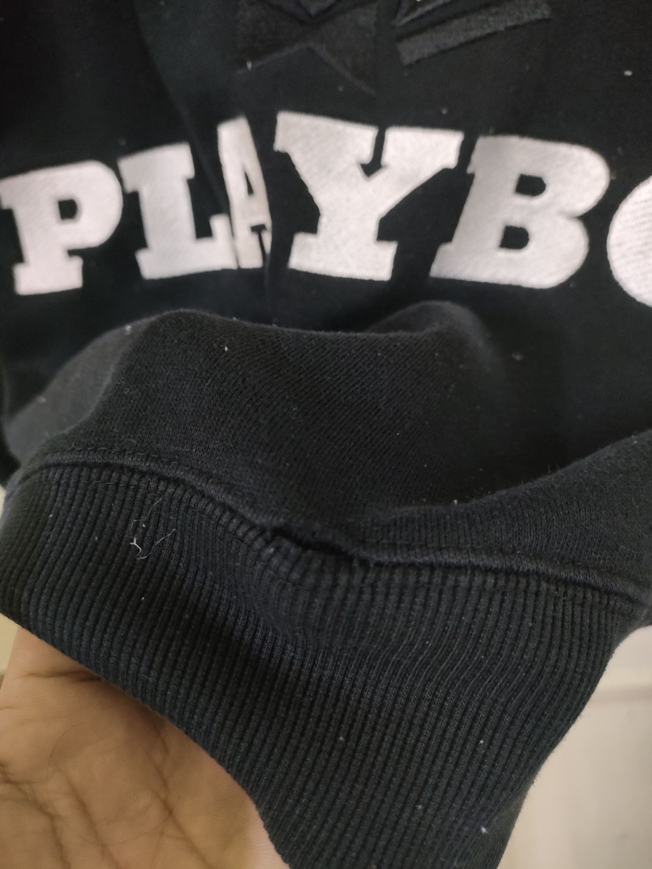 Playboy Distressed Embroidered Playboy Sweatshirts Size US M / EU 48-50 / 2 - 2 Thumbnail