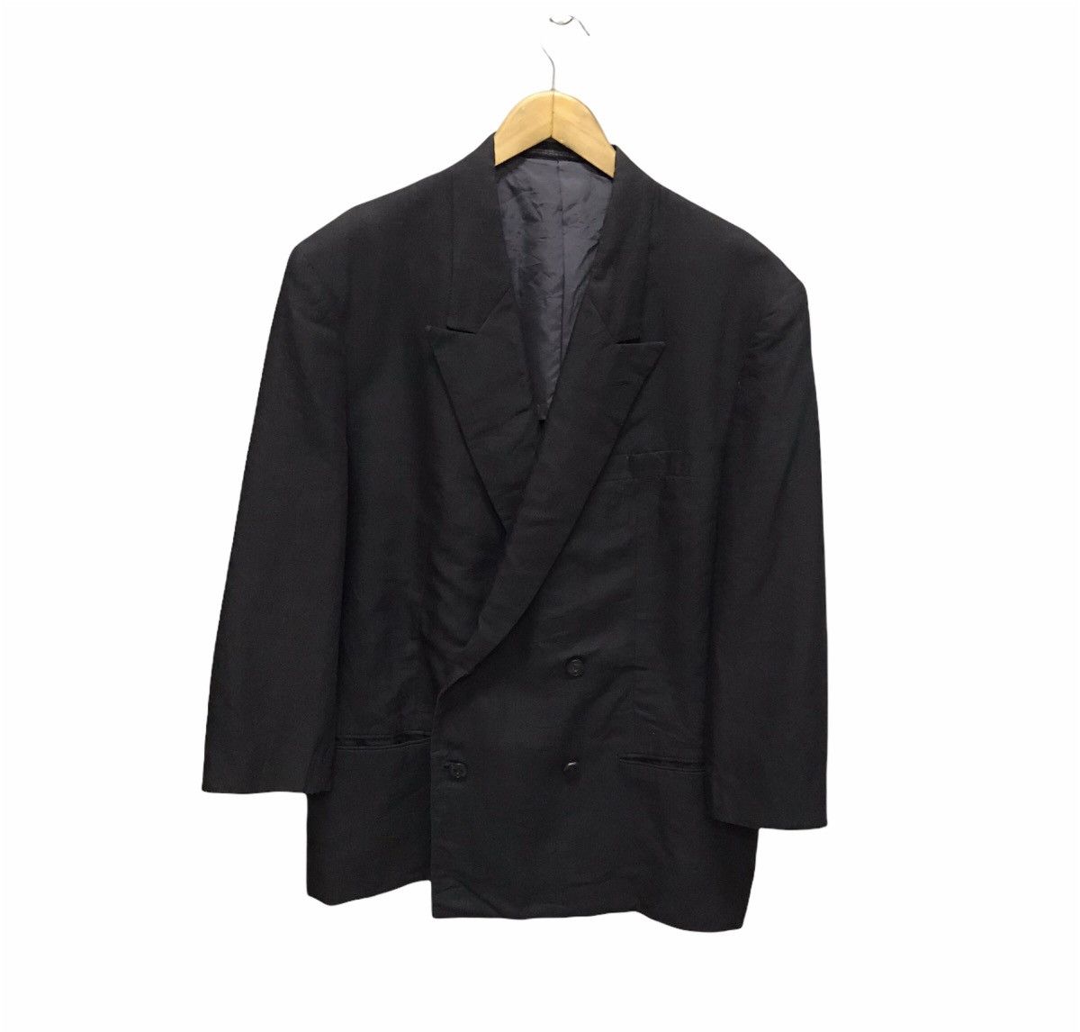 Yohji Yamamoto Yohji yamamoto signature double breasted Size US M / EU 48-50 / 2 - 1 Thumbnail