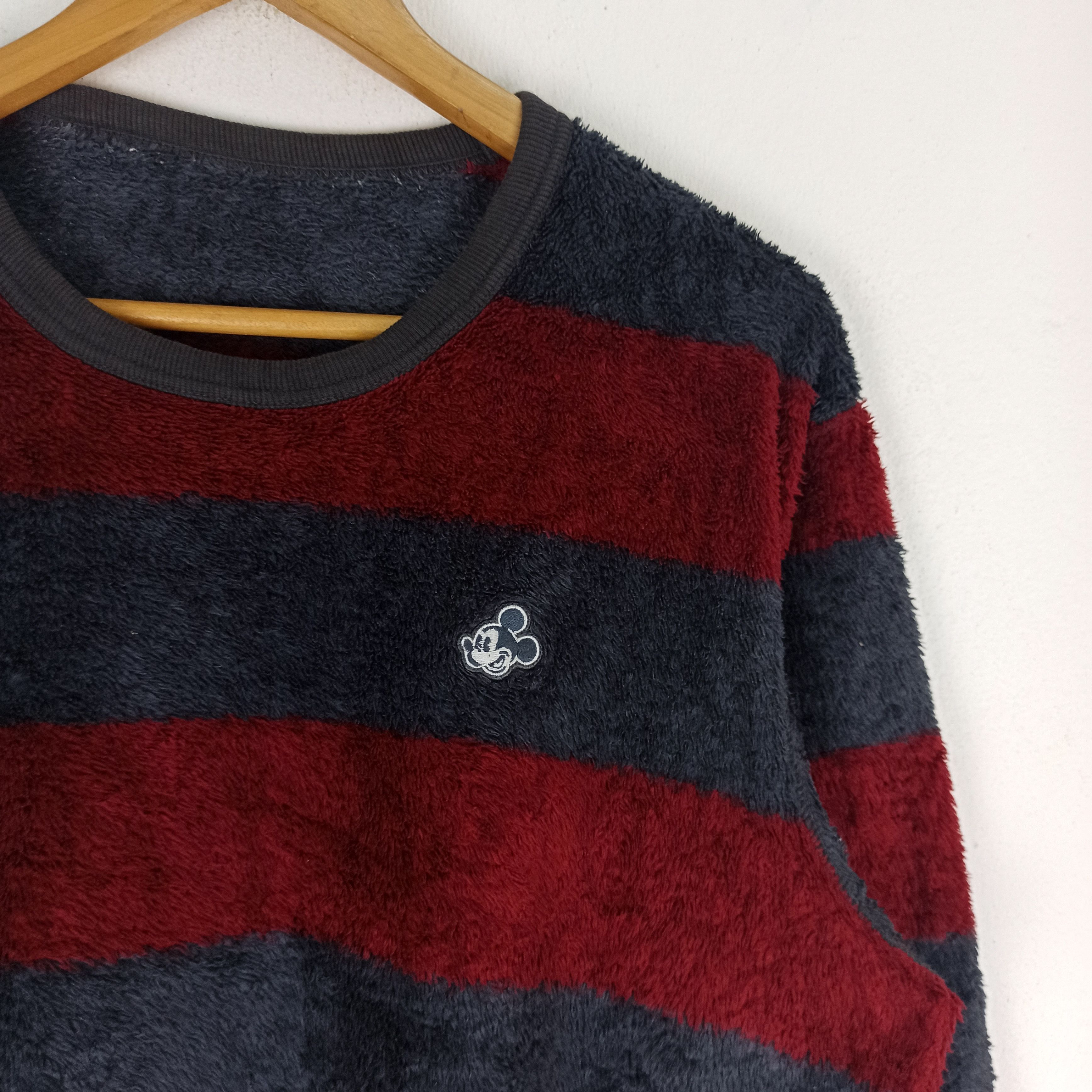 Mickey & Co. 🔥Collab Mickey Uniqlo Stripes Fleece Sweater🔥 Size US L / EU 52-54 / 3 - 2 Thumbnail