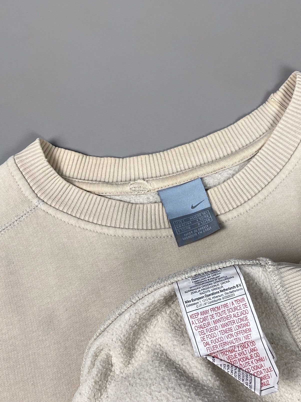 Nike Nike Vintage Sweatshirt Big Swoosh Size US L / EU 52-54 / 3 - 5 Thumbnail