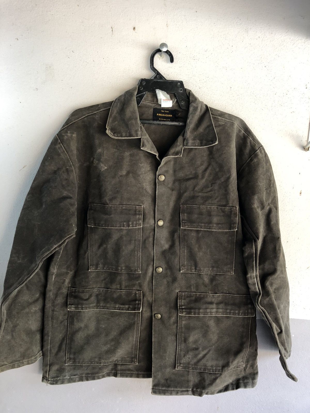 image of Made In USA x Vintage New York Amerasian Brooklyn Denim in Brown, Men's (Size Large)