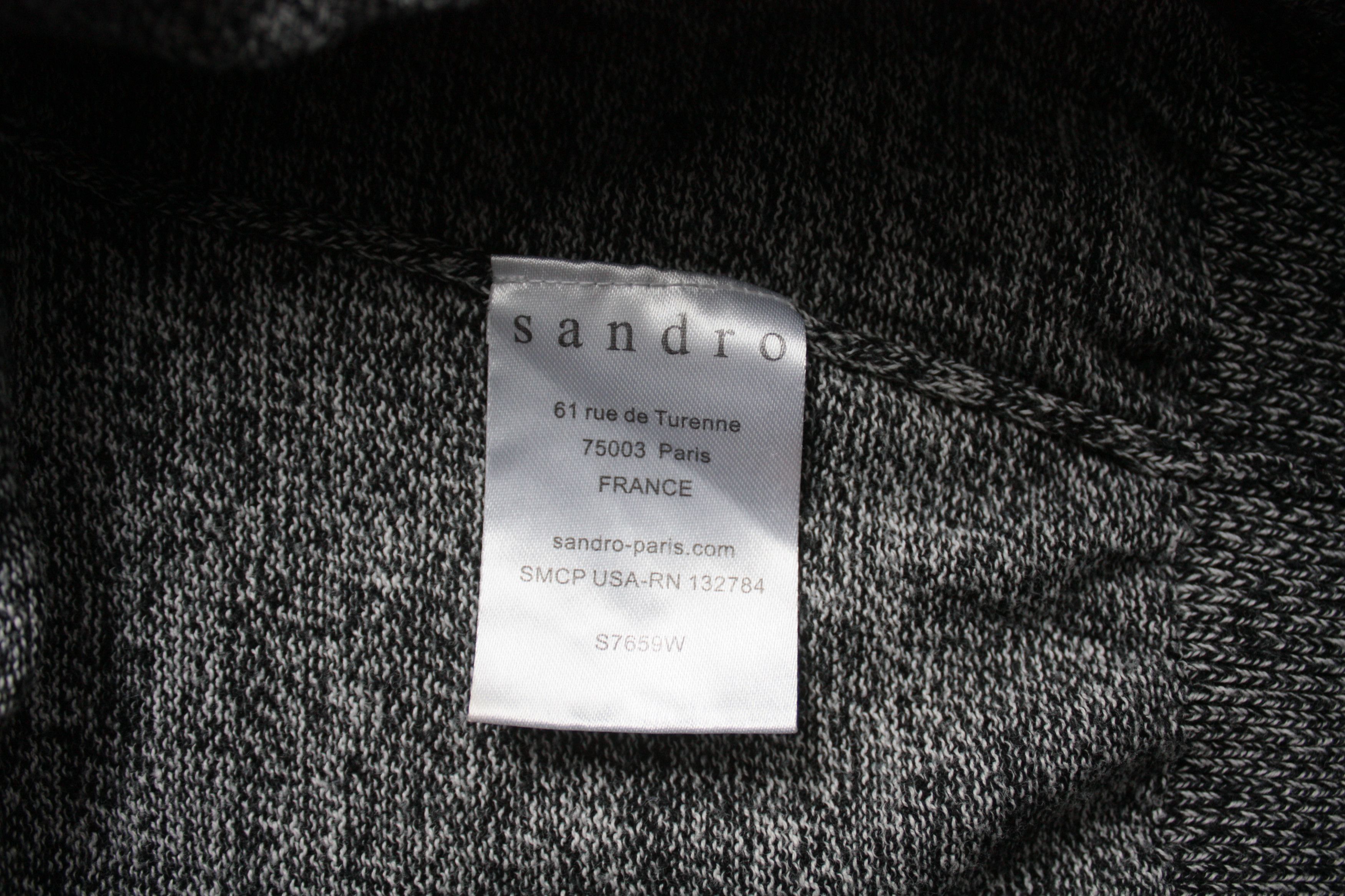 Sandro Sandro Gray Cotton Sweater Men's Size US M / EU 48-50 / 2 - 4 Thumbnail