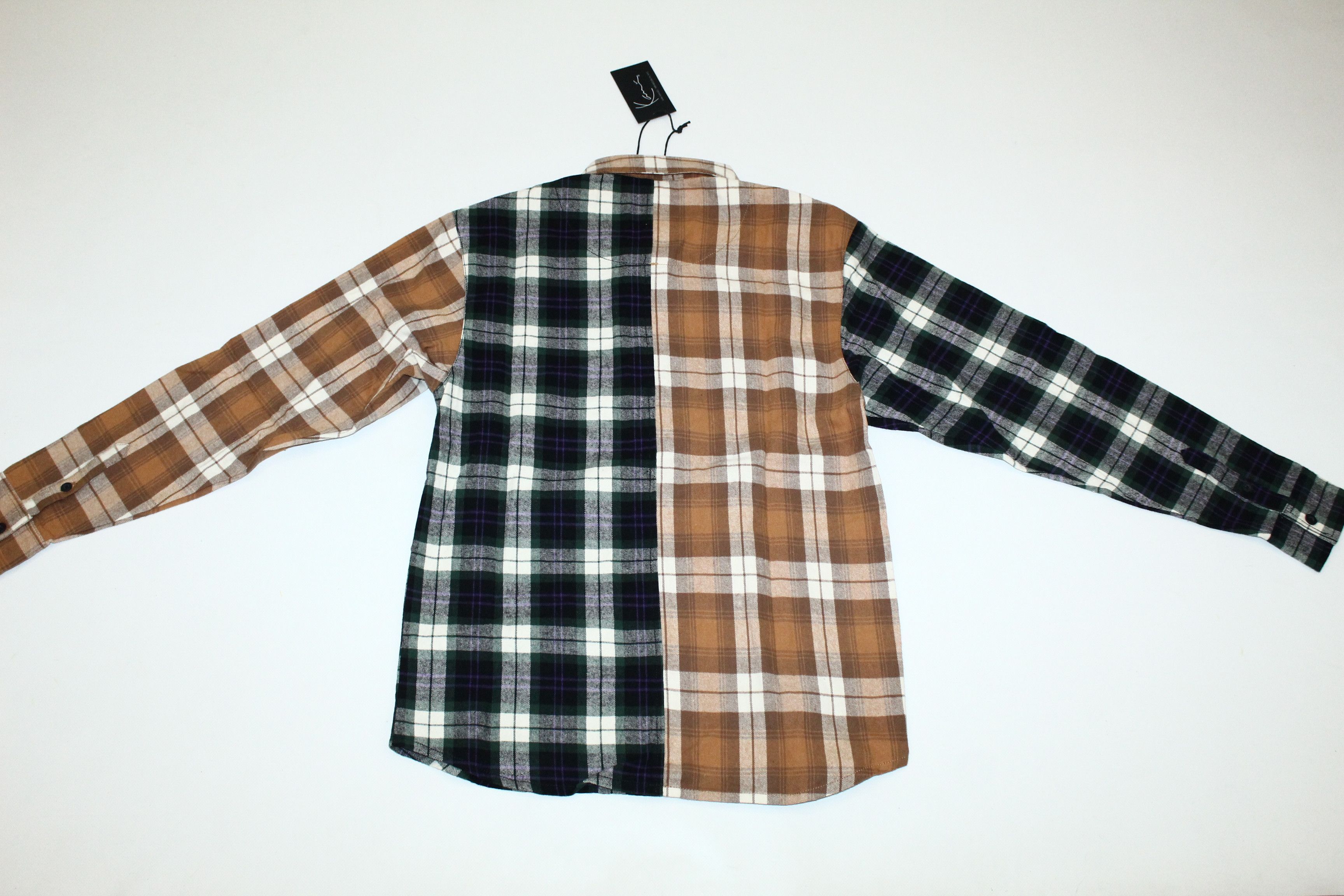 Karl Kani Karl Kani Signature Plaid Colorblock Rugged Flannel Shirt Size US S / EU 44-46 / 1 - 9 Thumbnail
