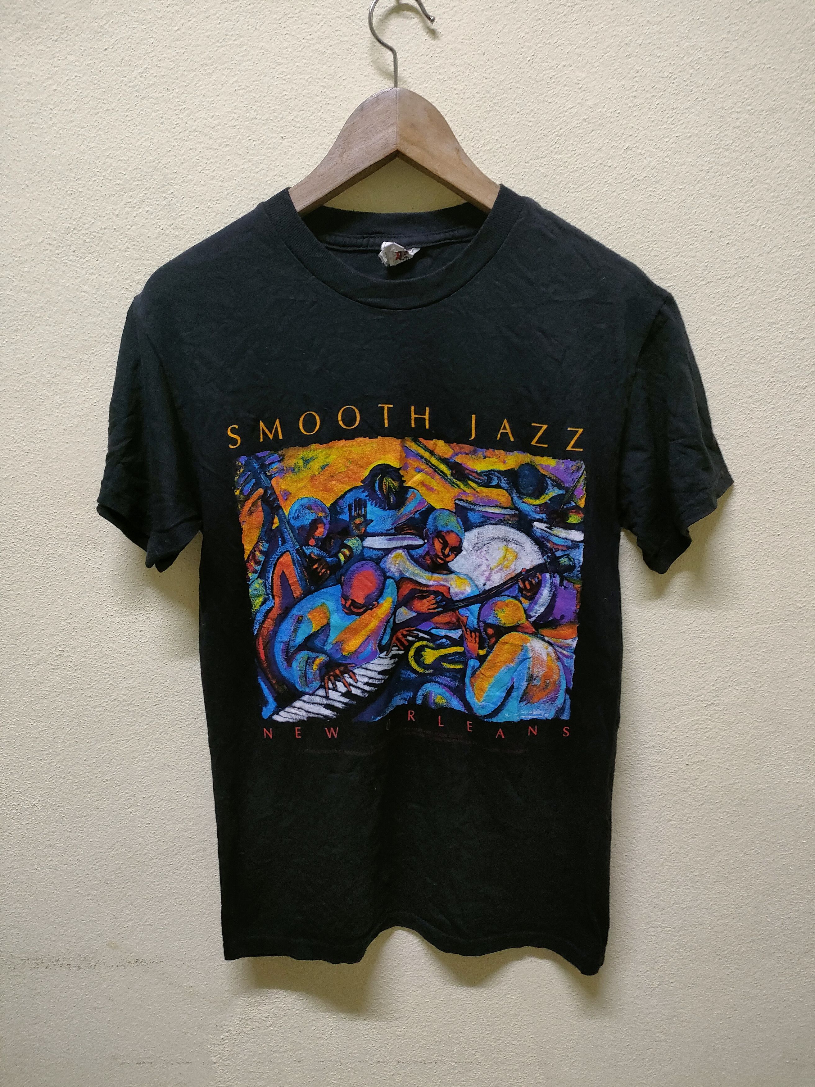 Vintage Vintage Smooth Jazz Art T-shirt Size US S / EU 44-46 / 1 - 1 Thumbnail