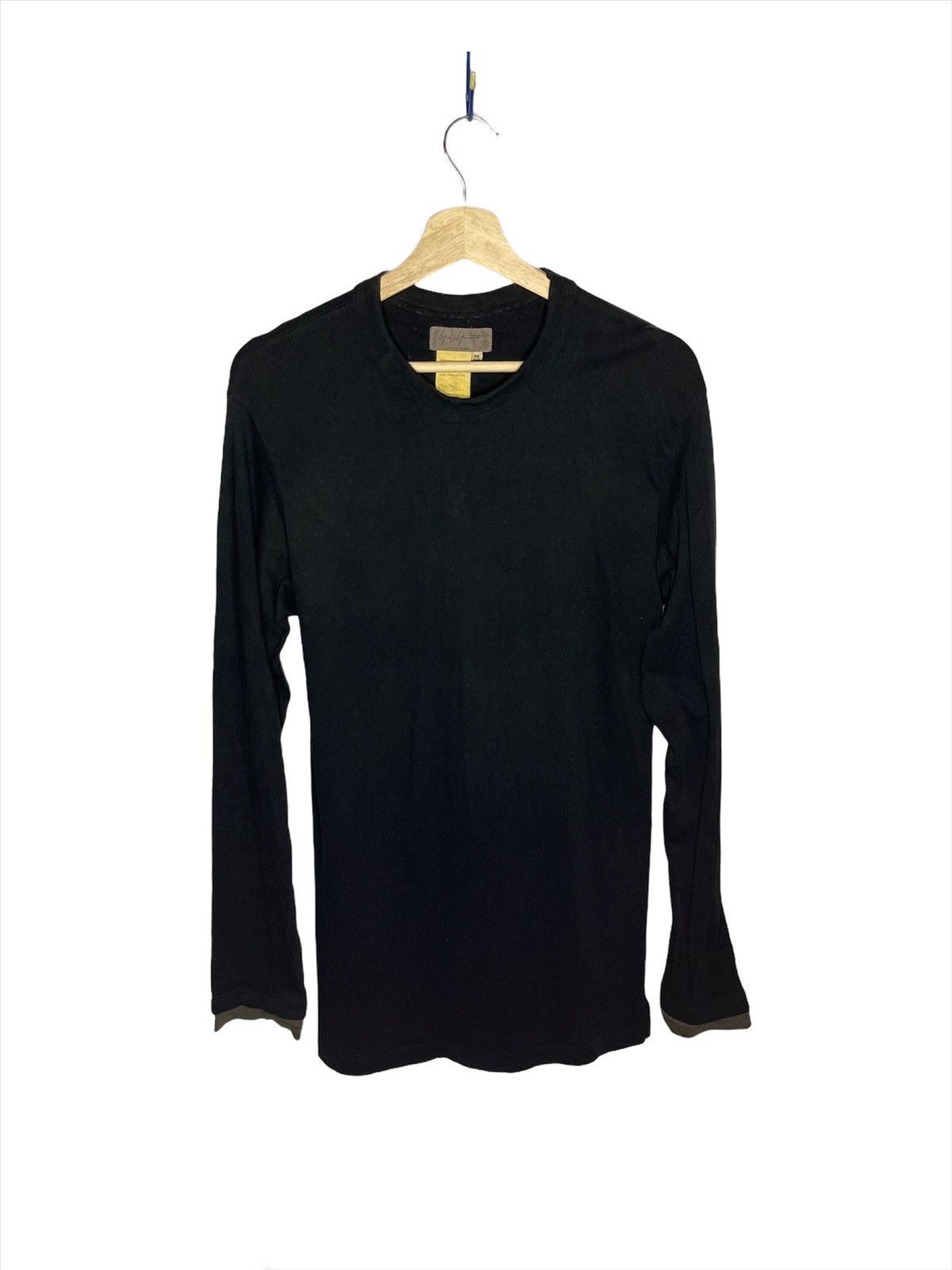 image of Yohji Yamamoto Pour Homme 19Ss Long Sleeve in Black, Men's (Size Medium)