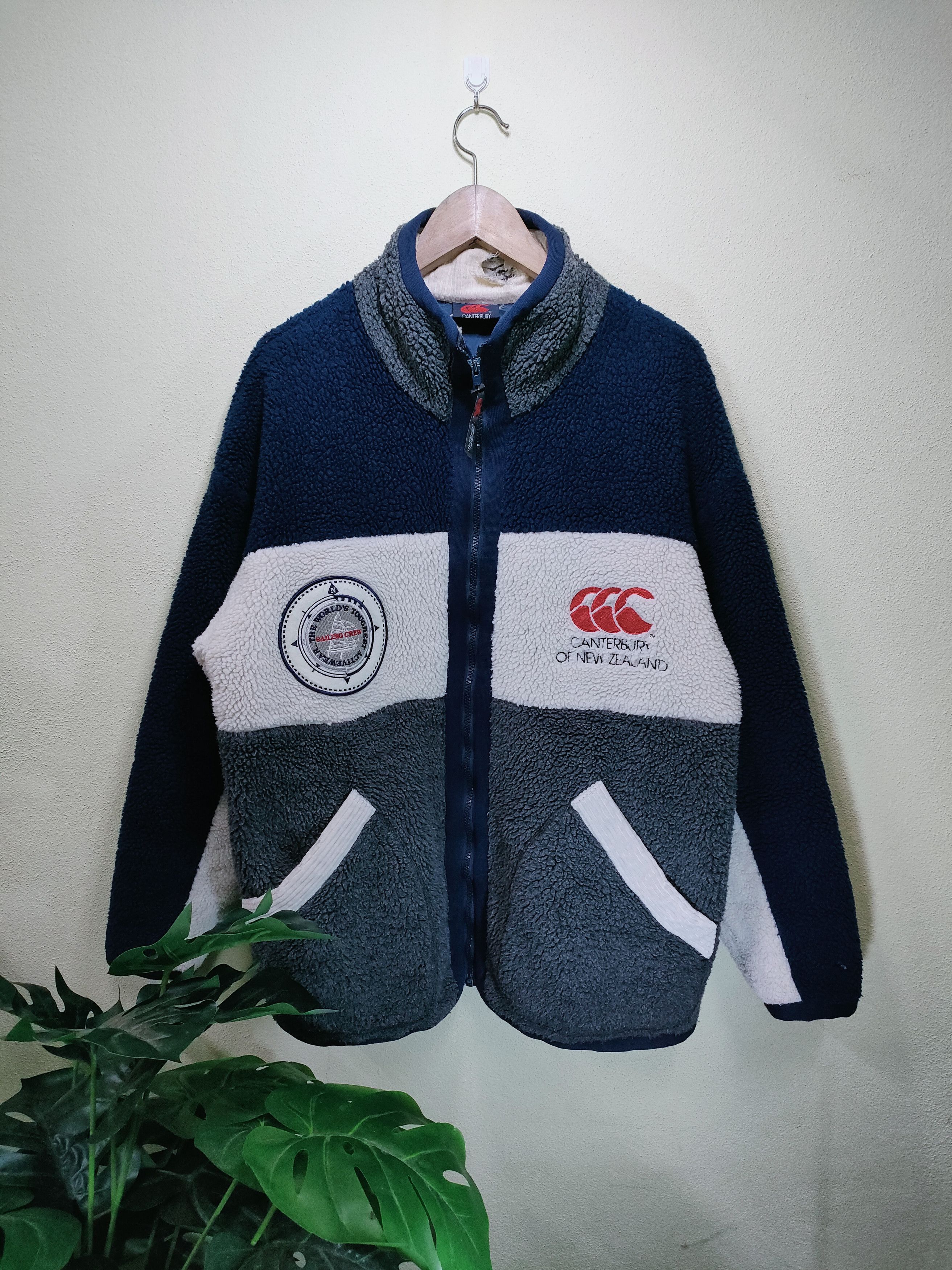 Canterbury of New Zealand Canterbury Fleece Sherpa Jacket Sailing Crew Size US XL / EU 56 / 4 - 1 Thumbnail