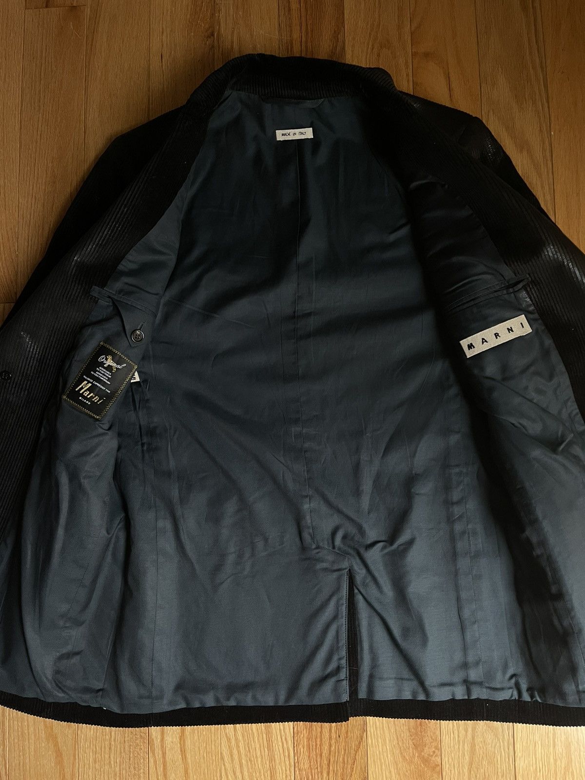 Marni Marni Black Waxed Blazer RARE Size US M / EU 48-50 / 2 - 3 Thumbnail
