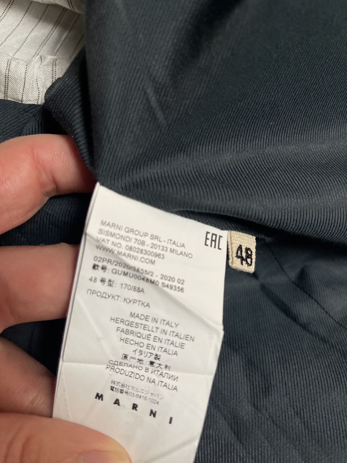 Marni Marni Black Waxed Blazer RARE Size US M / EU 48-50 / 2 - 5 Thumbnail