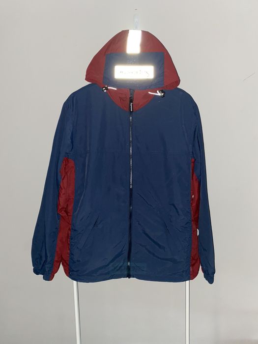 Supreme 2018 Supreme Reflective 2-Tone Zip Up Jacket Maroon Navy