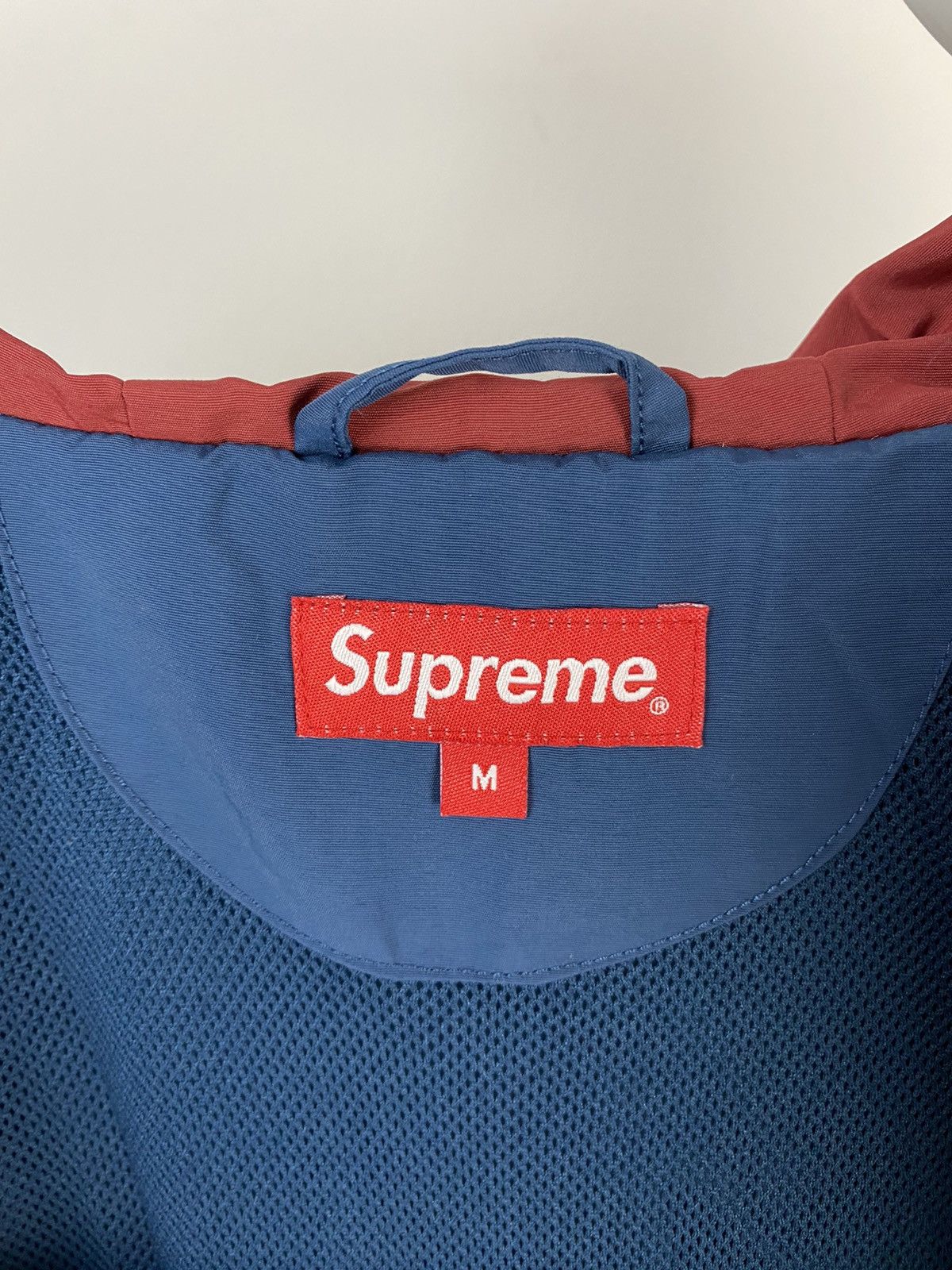 Supreme 2018 Supreme Reflective 2-Tone Zip Up Jacket Maroon Navy Size US M / EU 48-50 / 2 - 6 Thumbnail