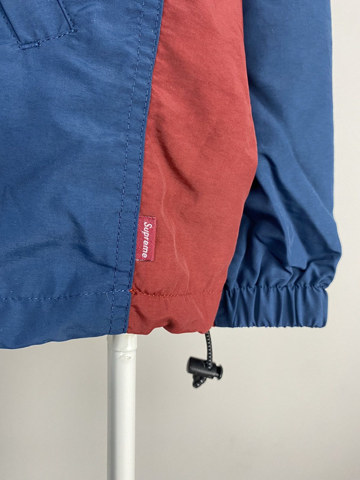 Supreme 2018 Supreme Reflective 2-Tone Zip Up Jacket Maroon Navy Size US M / EU 48-50 / 2 - 8 Thumbnail