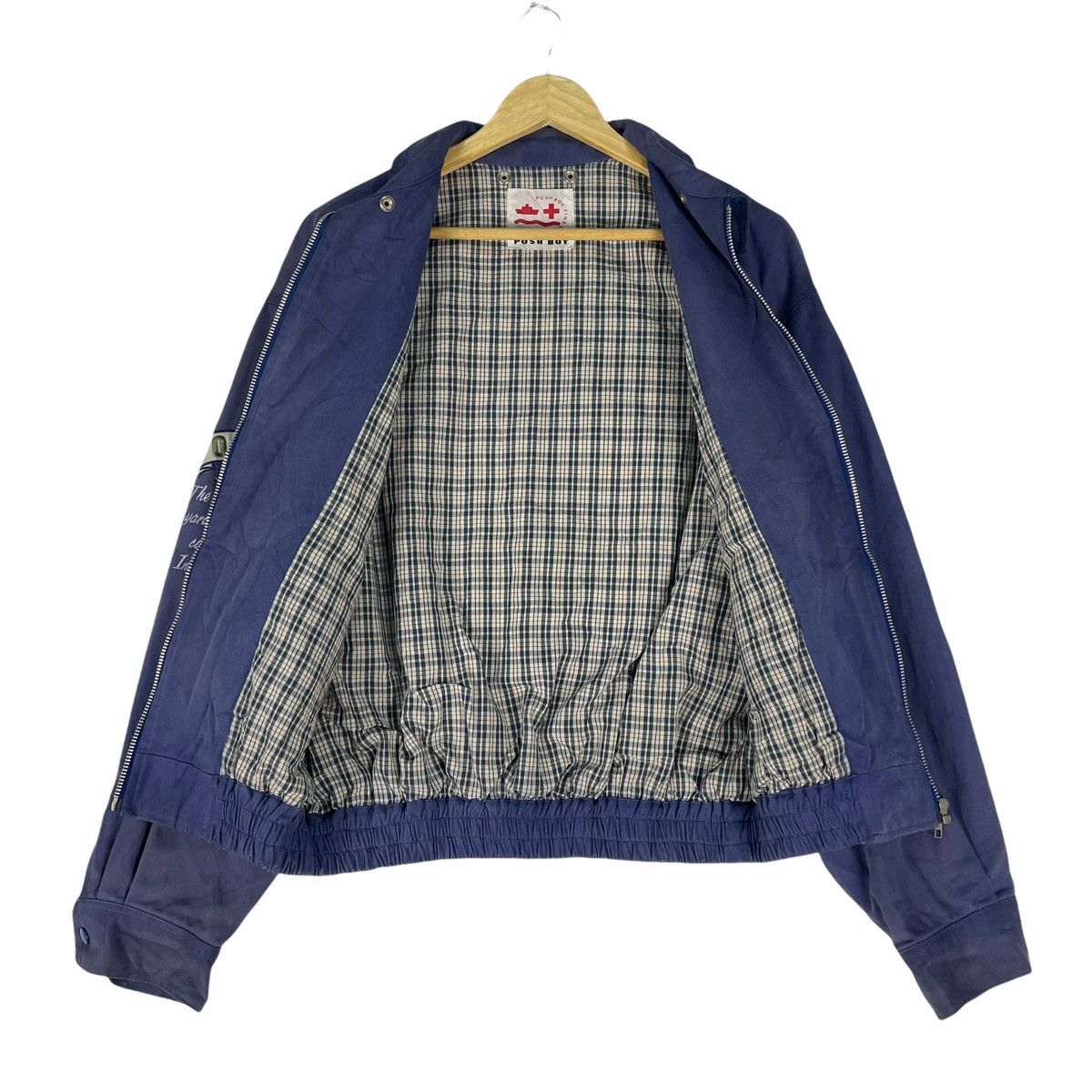Vintage ❄️POSH BOY VARSITY PATCH BOMBER JACKET Size US L / EU 52-54 / 3 - 9 Thumbnail