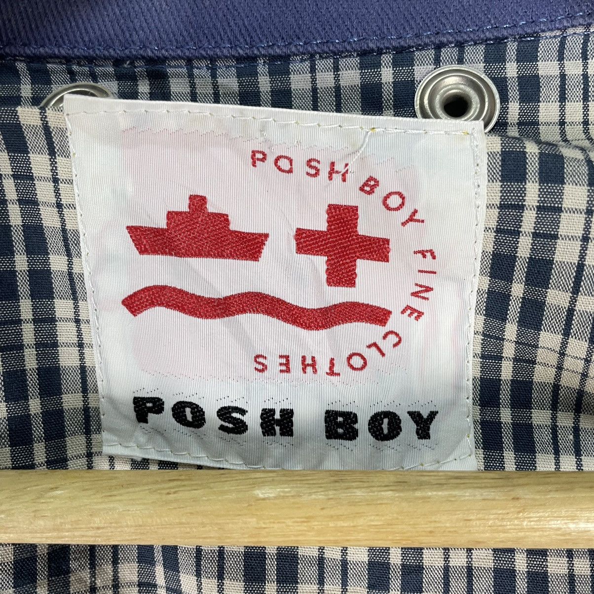 Vintage ❄️POSH BOY VARSITY PATCH BOMBER JACKET Size US L / EU 52-54 / 3 - 10 Thumbnail