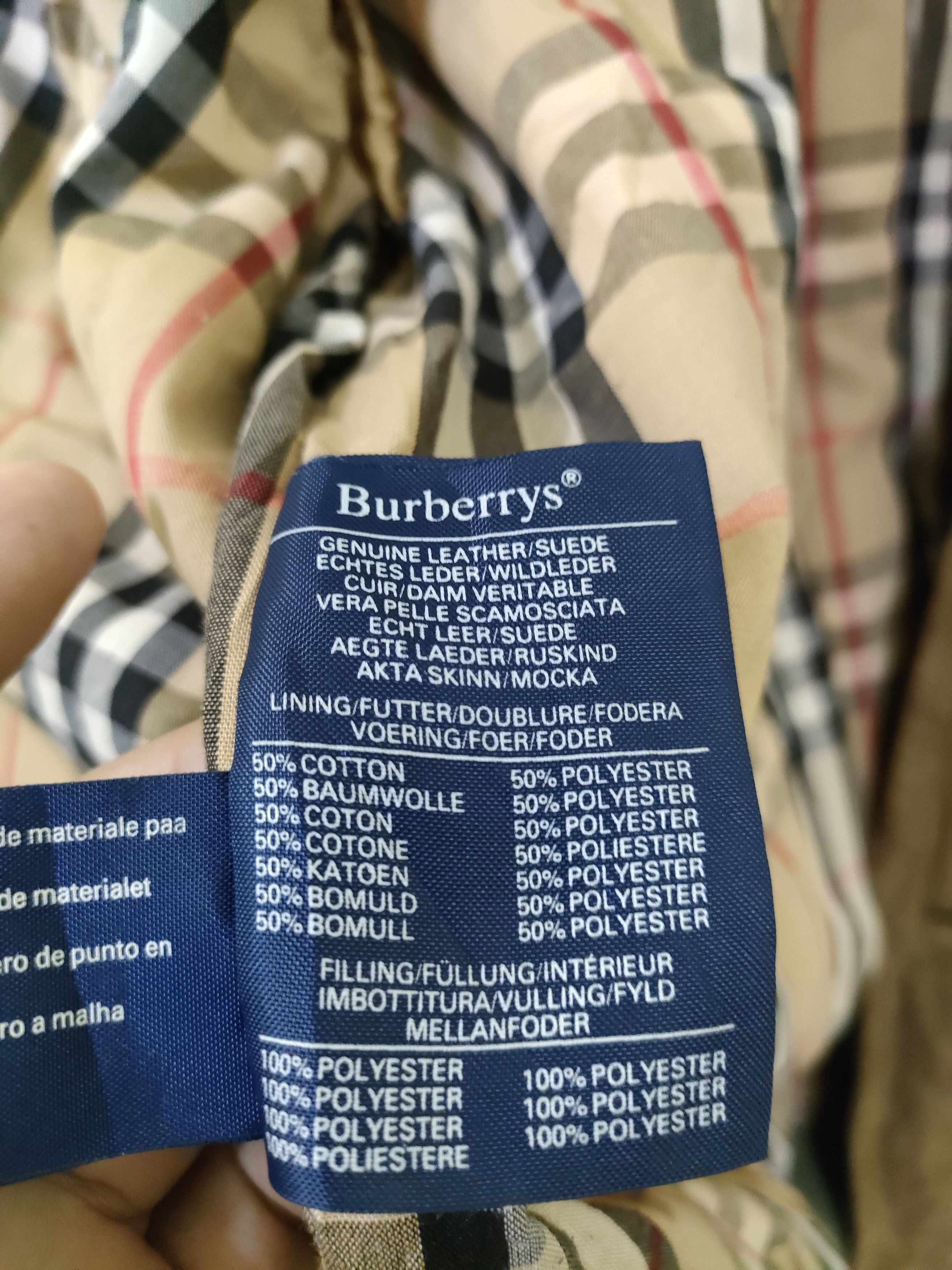Burberry × Vintage Vintage Burberrys Suede Leather College Jacket Size US M / EU 48-50 / 2 - 12 Thumbnail