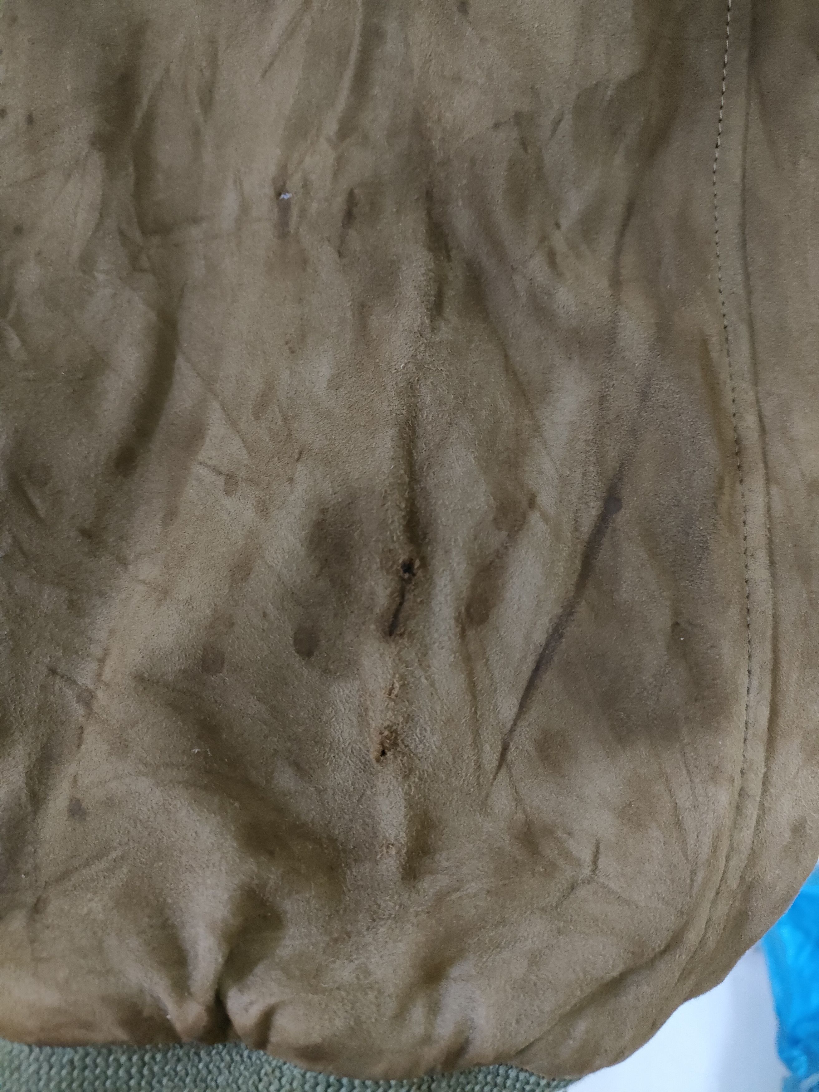 Burberry × Vintage Vintage Burberrys Suede Leather College Jacket Size US M / EU 48-50 / 2 - 6 Thumbnail