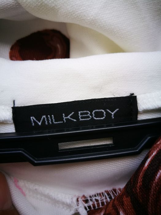 Japanese Brand MILKBOY full print chocolate murder hoodie