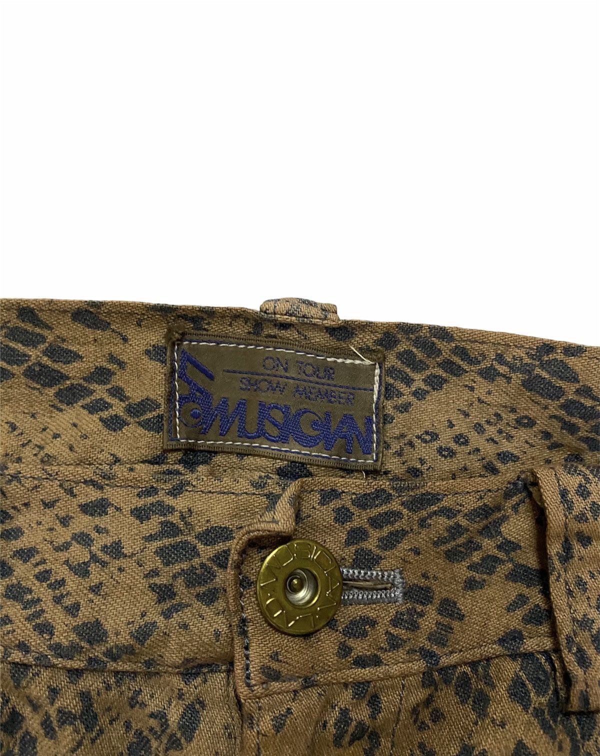 Hysteric Glamour × Lad Musician Lad Musician Short Pants Cargo Snake Skin design Size US 31 - 7 Thumbnail