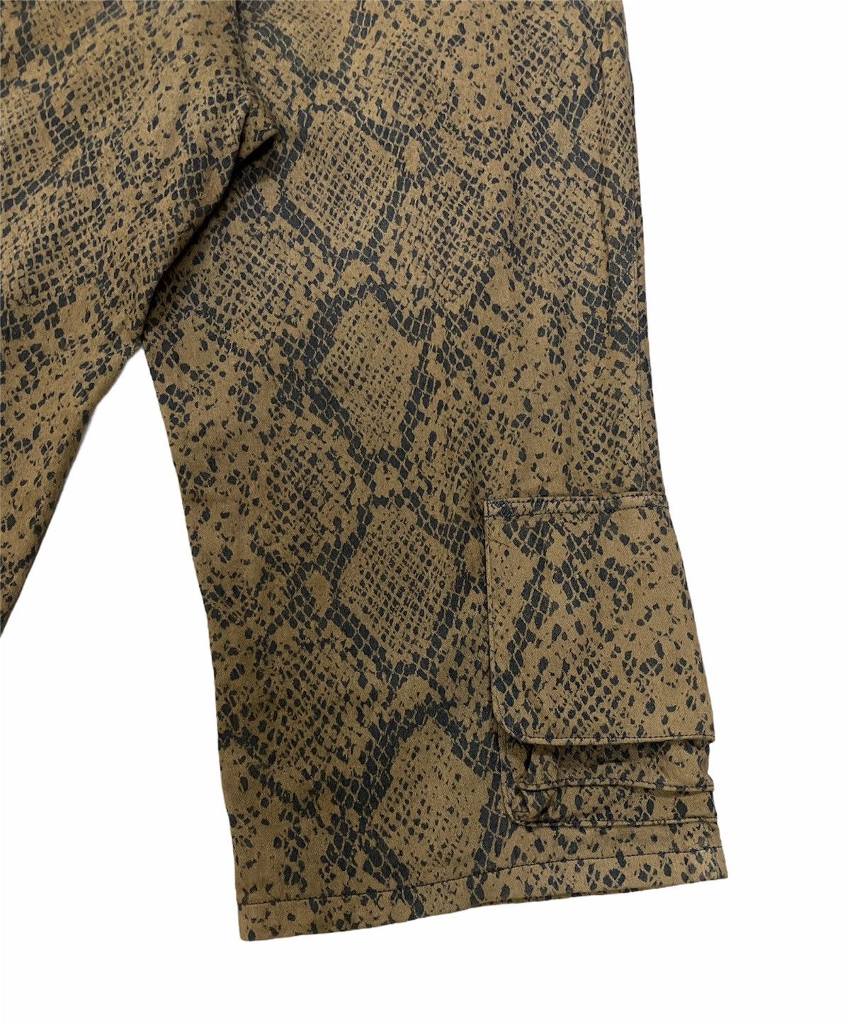 Hysteric Glamour × Lad Musician Lad Musician Short Pants Cargo Snake Skin design Size US 31 - 11 Thumbnail