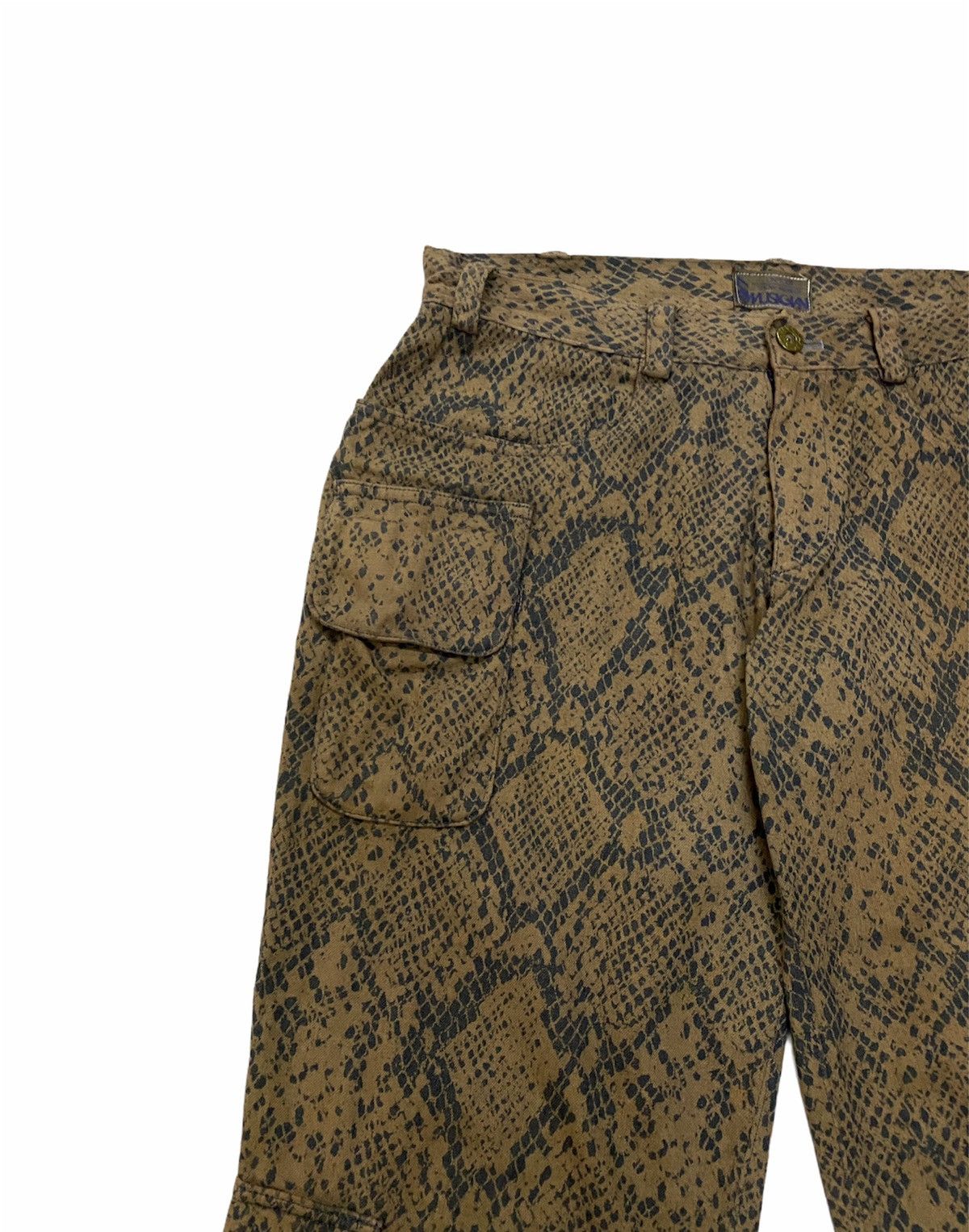 Hysteric Glamour × Lad Musician Lad Musician Short Pants Cargo Snake Skin design Size US 31 - 3 Thumbnail