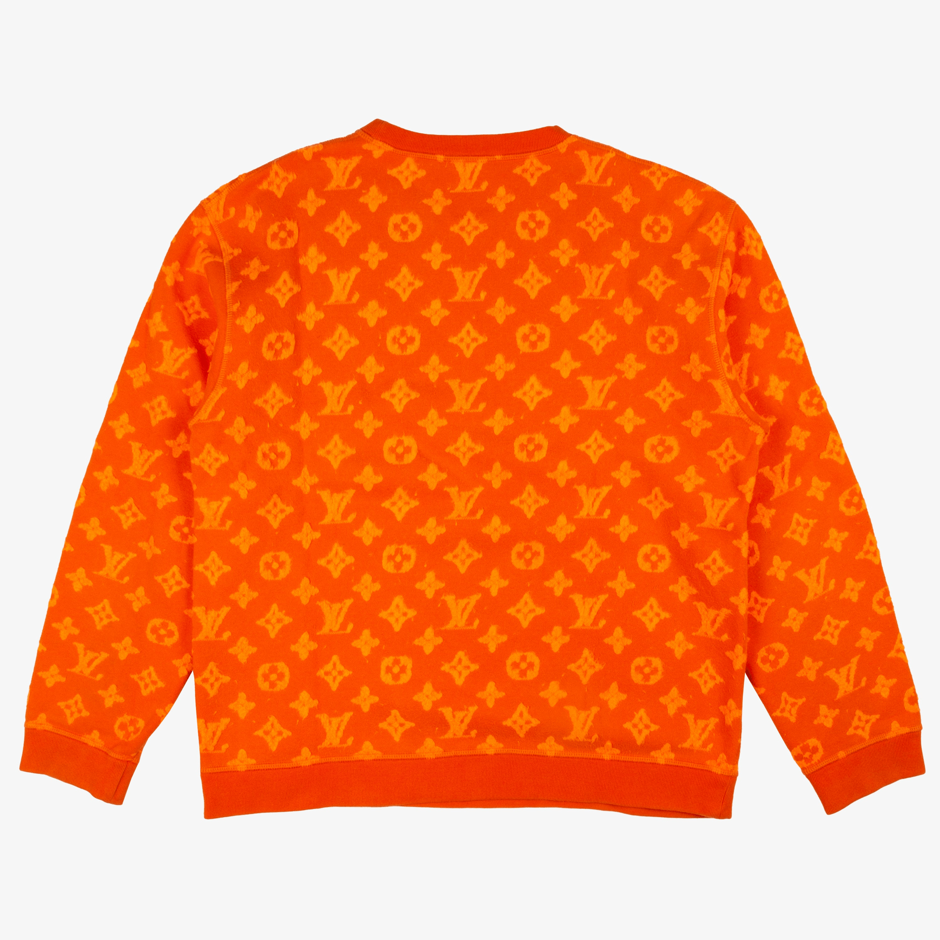 Louis Vuitton LOUIS VUITTON ORANGE MONOGRAM SWEATER Size US XL / EU 56 / 4 - 4 Thumbnail