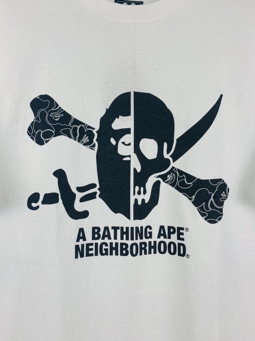 Bape × Neighborhood Bape x Neighborhood NBHD T-Shirt Size US L / EU 52-54 / 3 - 2 Thumbnail