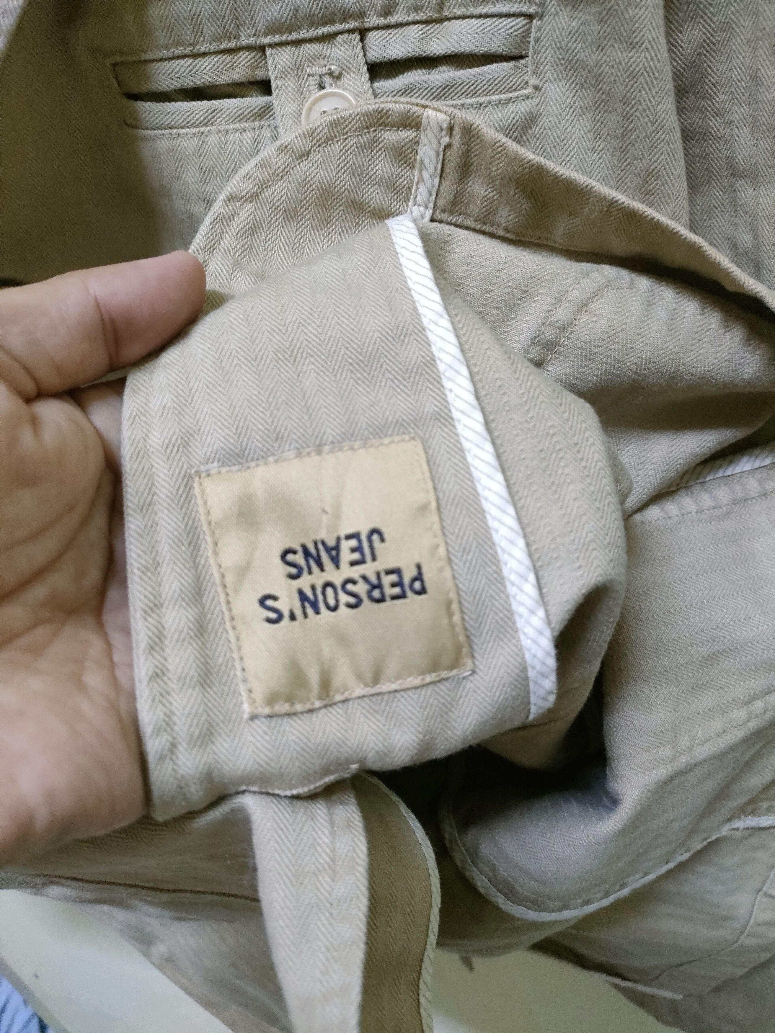 Jean × PERSON'S Person's Jeans Herringbone Twill Jacket Size US L / EU 52-54 / 3 - 4 Thumbnail