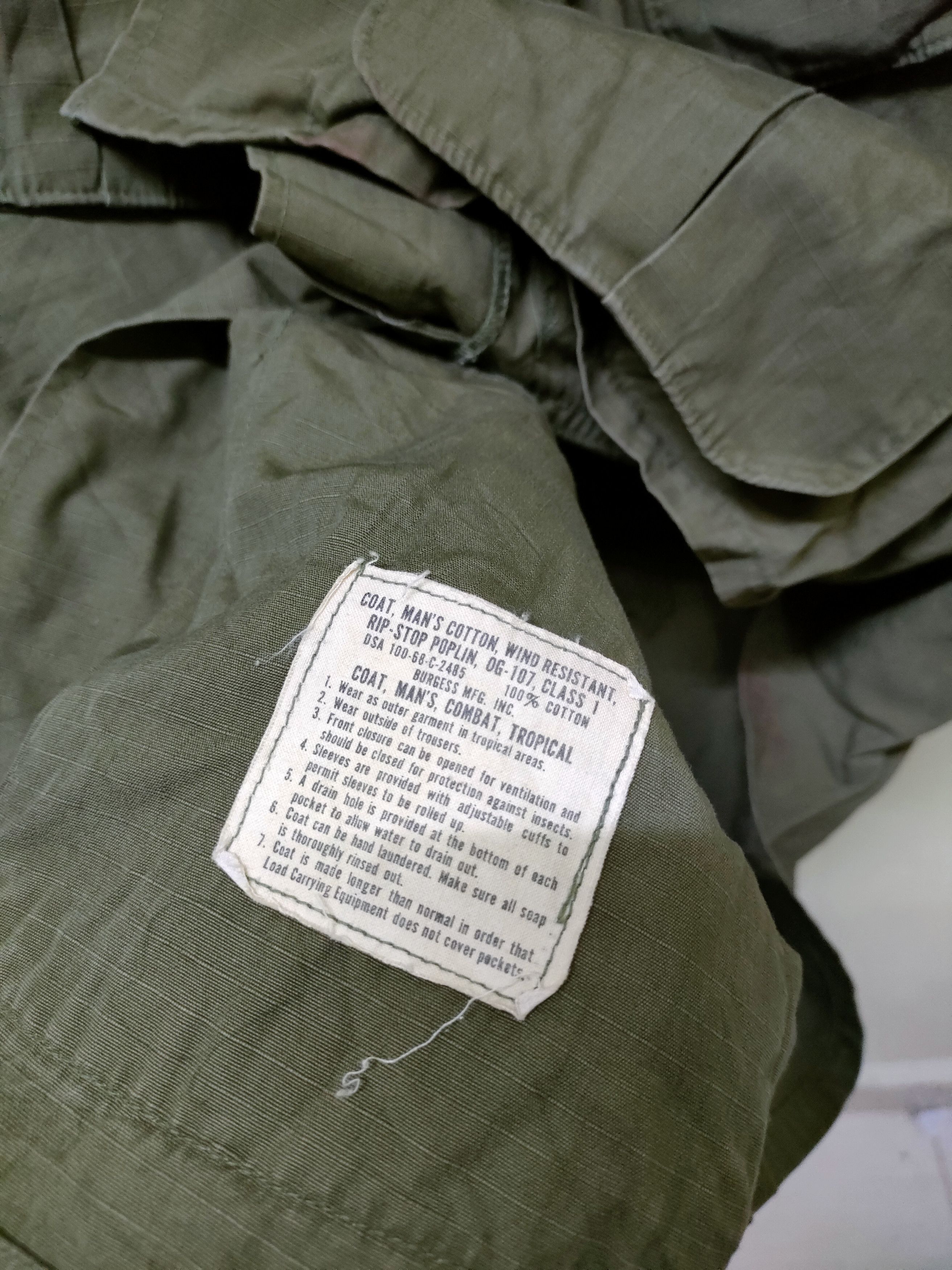 Nigel Cabourn × Vintage Vintage 60's Ripstop Poplin Jacket Size US XS / EU 42 / 0 - 6 Thumbnail