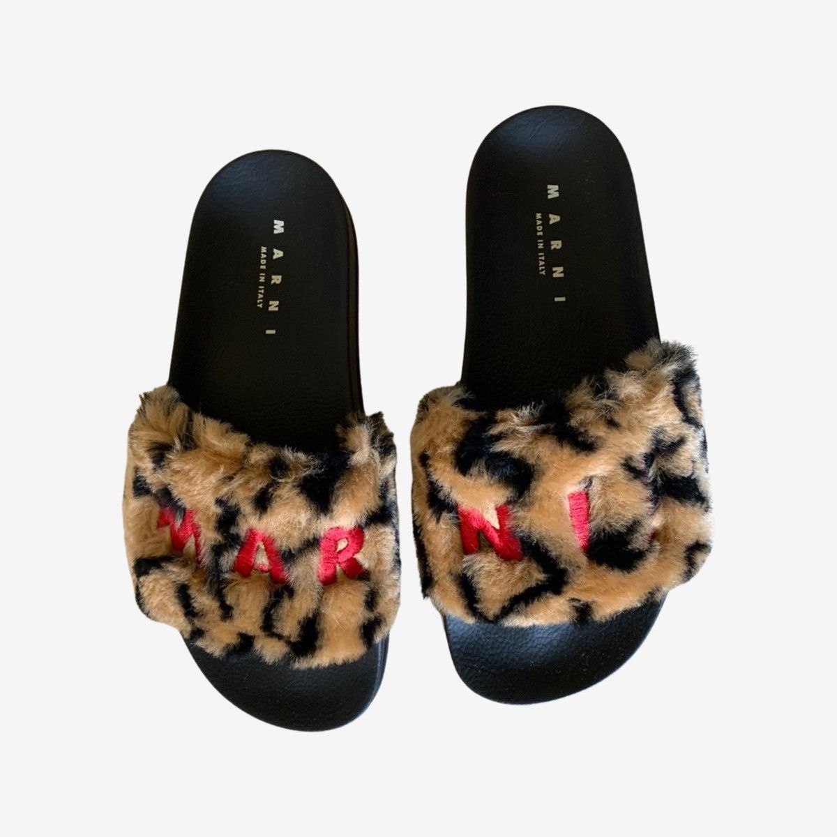 Marni *NEW* Marni Fur Slipper Sz.40 Size US 7 / EU 40 - 1 Thumbnail