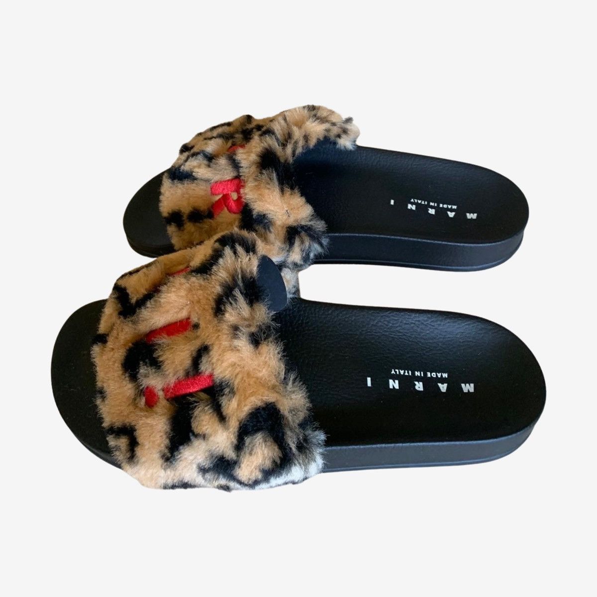 Marni *NEW* Marni Fur Slipper Sz.40 Size US 10 / IT 40 - 3 Thumbnail
