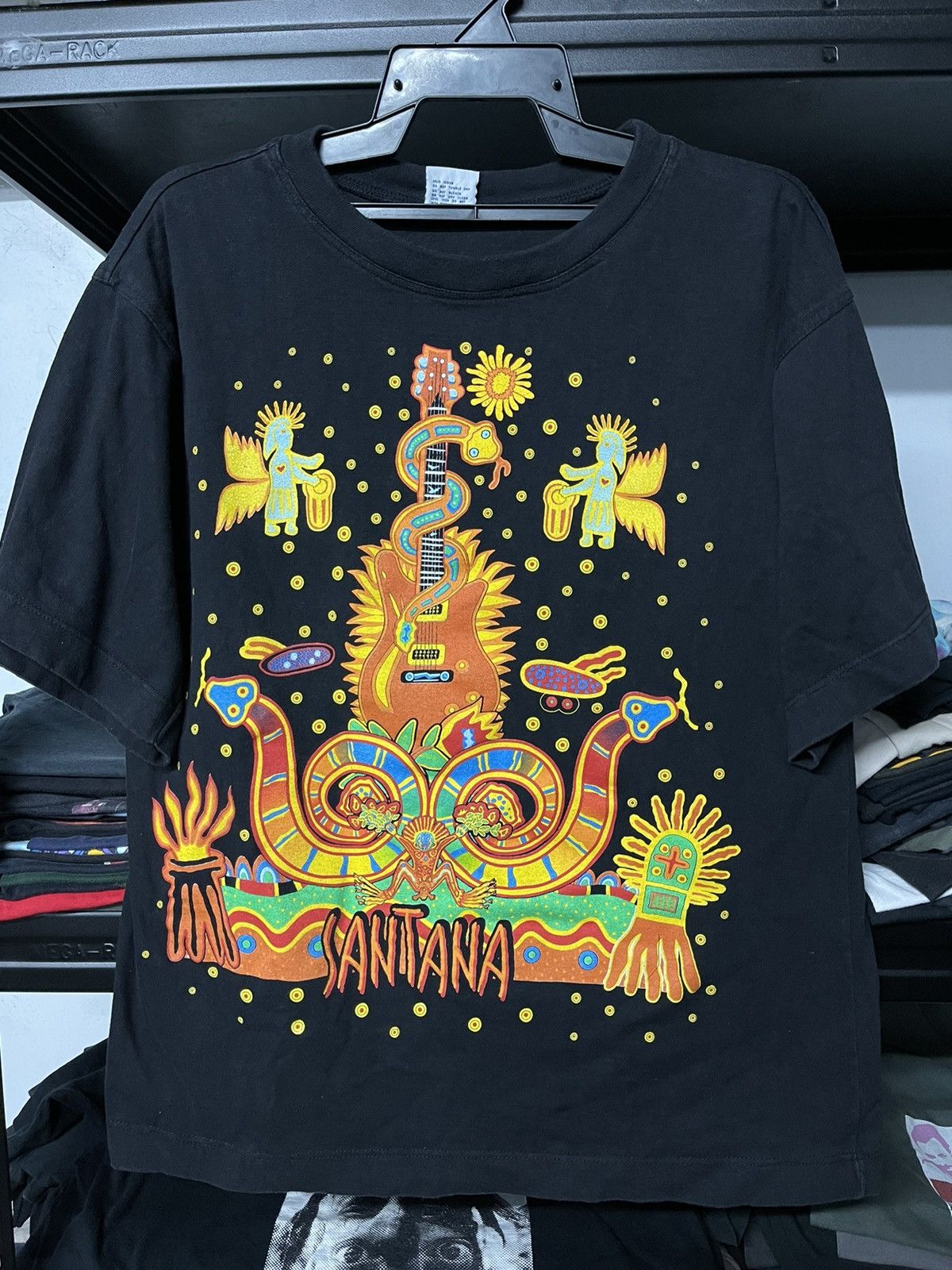 Vintage 90s Carlos Santana Promo Tee