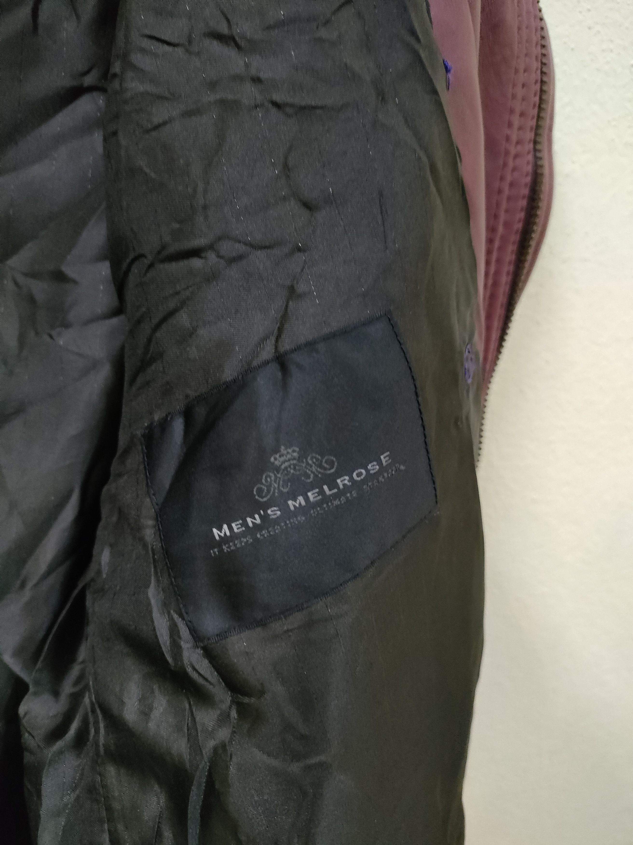 Genuine Leather × Melrose Men's Melrose Lamb Skin Jacket Size US S / EU 44-46 / 1 - 5 Thumbnail