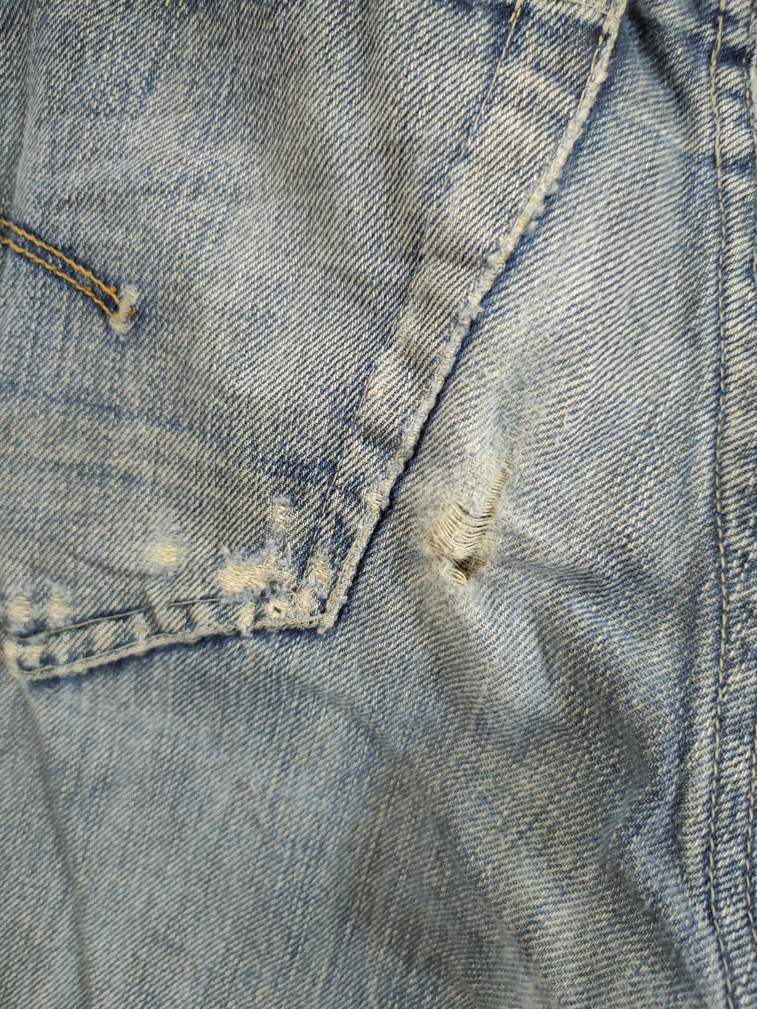G-Star DL Gstar Raw distressed denim Japan streetwear pants #46-961 Size US 31 - 10 Thumbnail