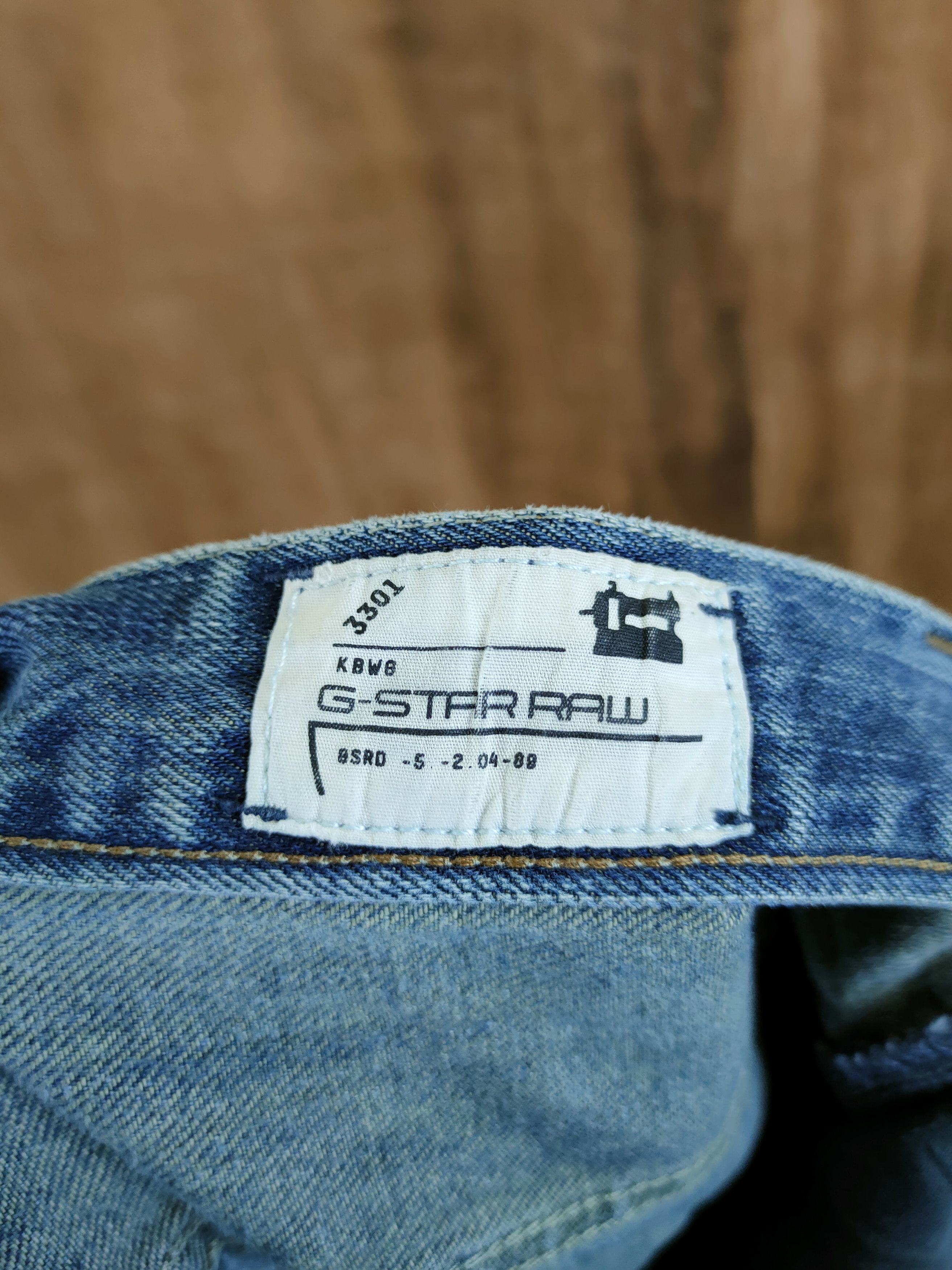 G-Star DL Gstar Raw distressed denim Japan streetwear pants #46-961 Size US 31 - 13 Thumbnail