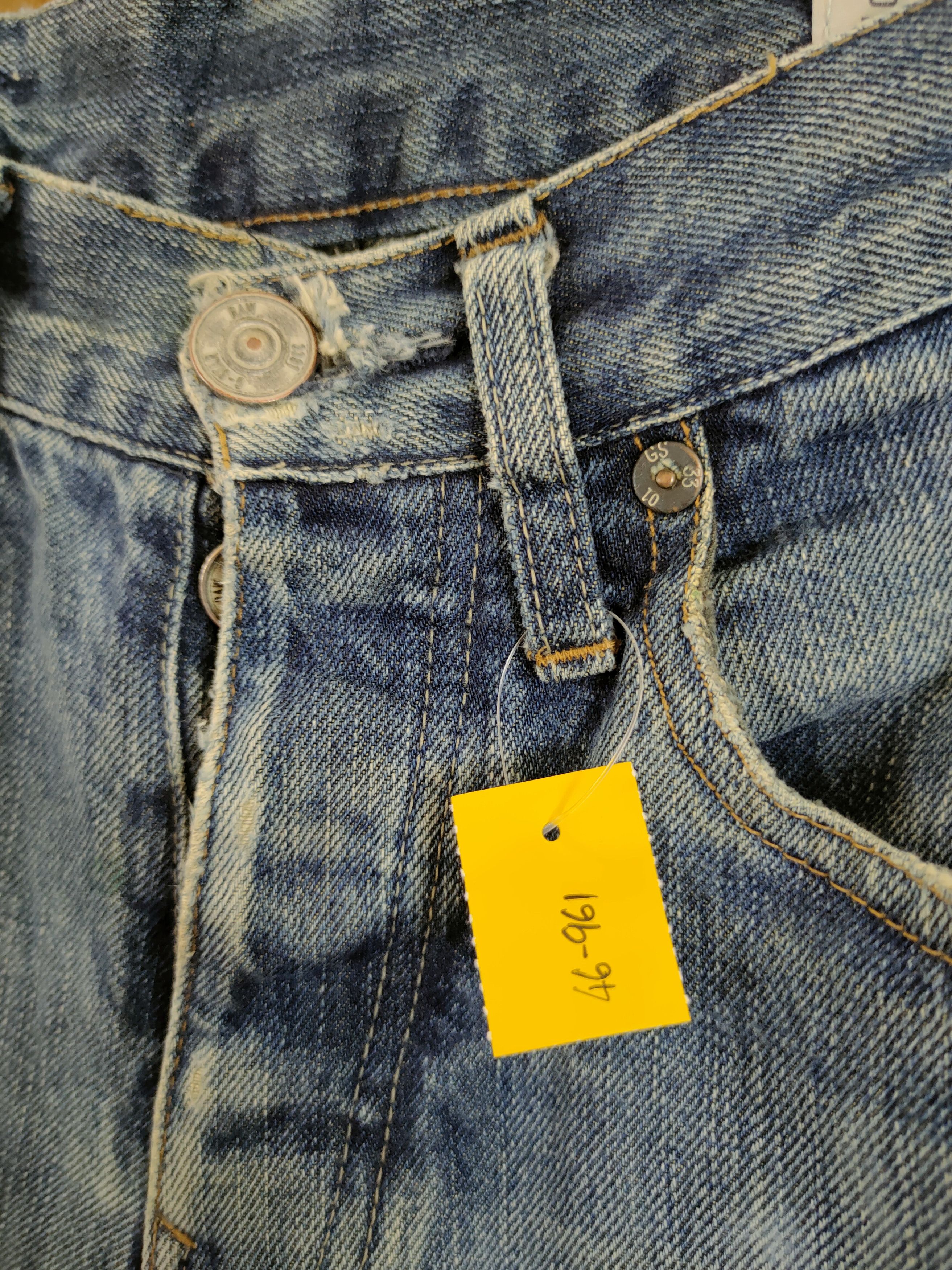 G-Star DL Gstar Raw distressed denim Japan streetwear pants #46-961 Size US 31 - 4 Thumbnail