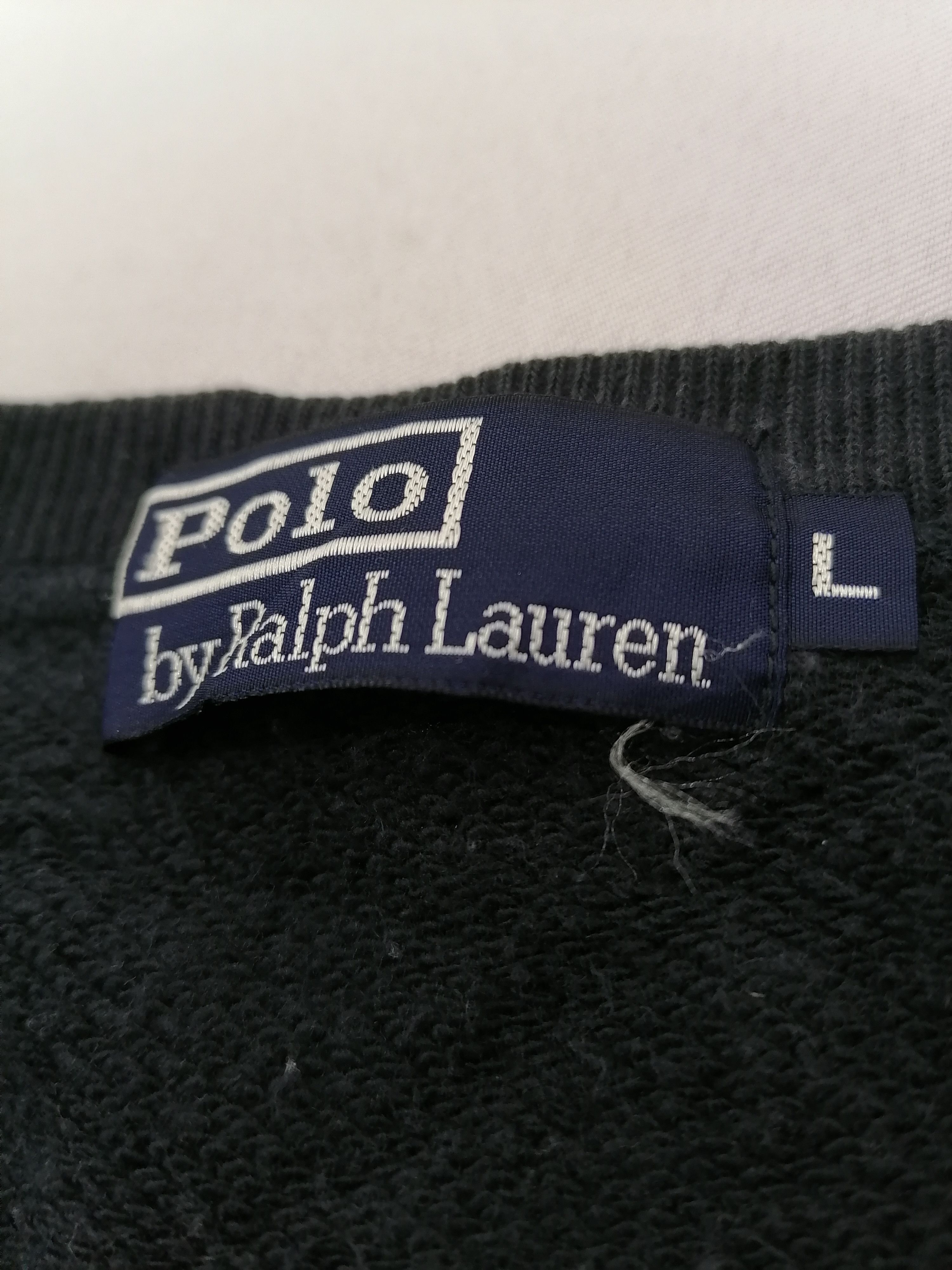 Polo Ralph Lauren Vintage Polo Ralph Lauren Plain Sweatshirt Size US L / EU 52-54 / 3 - 3 Thumbnail